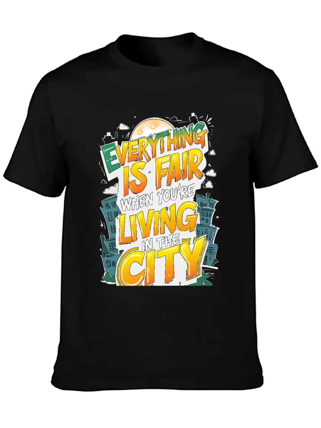 Urban Fairness Stylish Everyday T-Shirt – Unisex Basic Cotton Tee