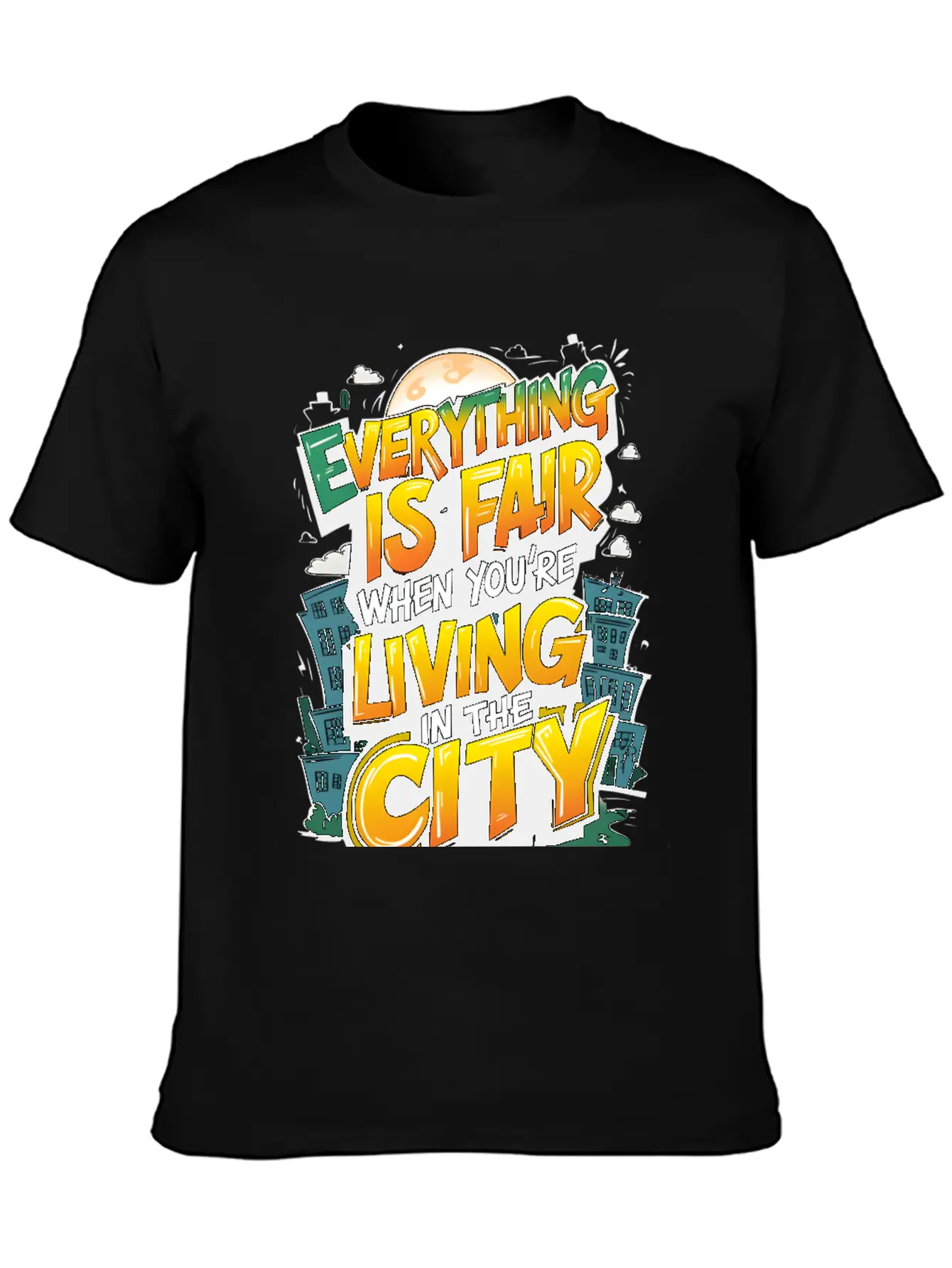 Urban Fairness Stylish Everyday T-Shirt – Unisex Basic Cotton Tee