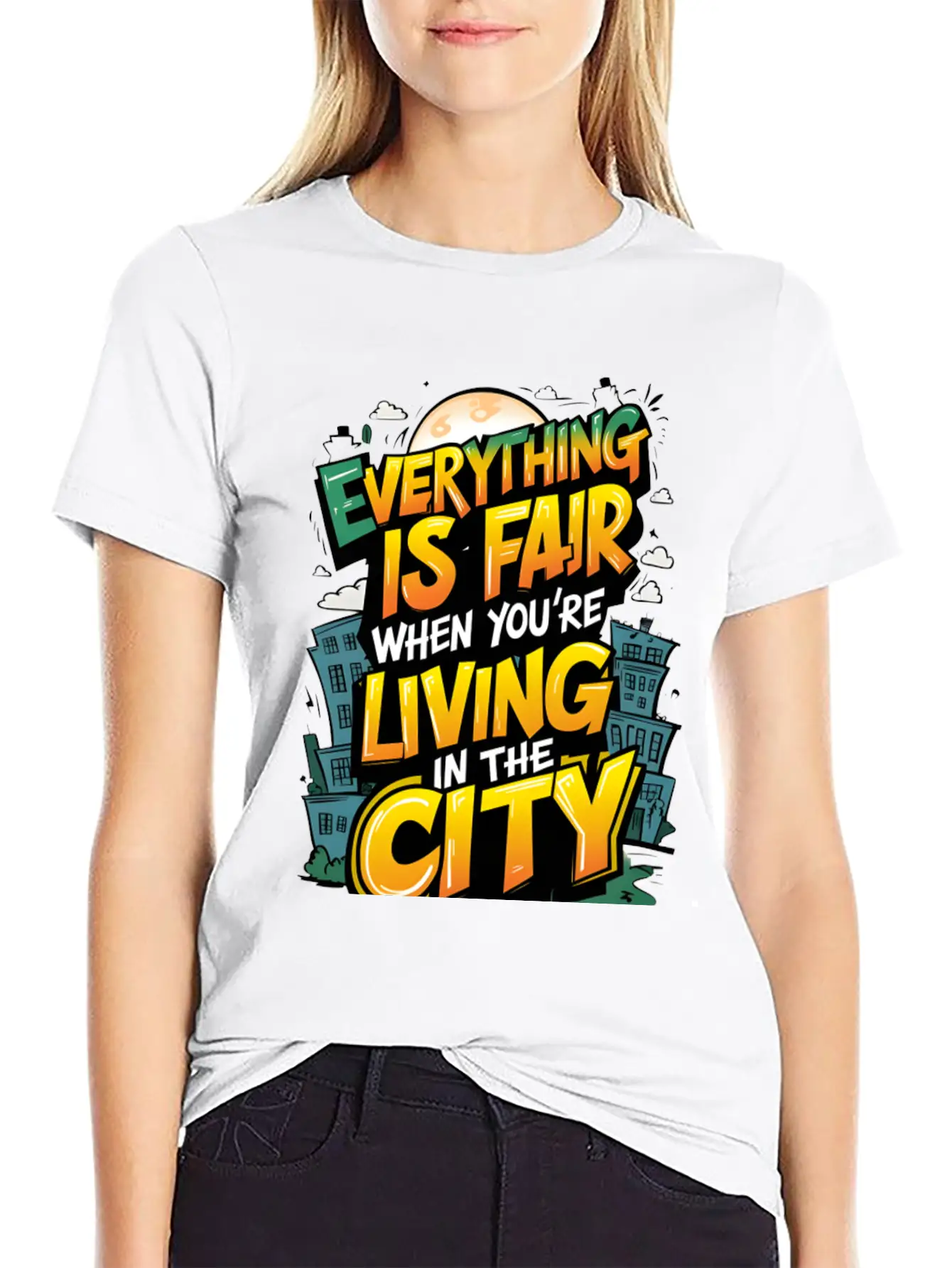 Urban Fairness Stylish Everyday T-Shirt – Unisex Basic Cotton Tee