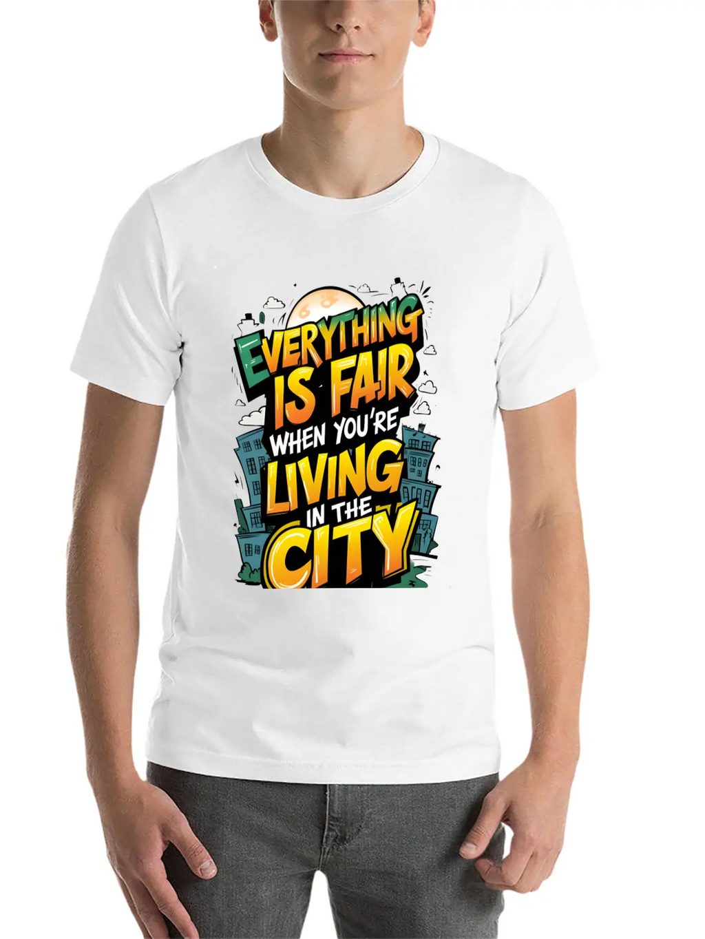 Urban Fairness Stylish Everyday T-Shirt – Unisex Basic Cotton Tee