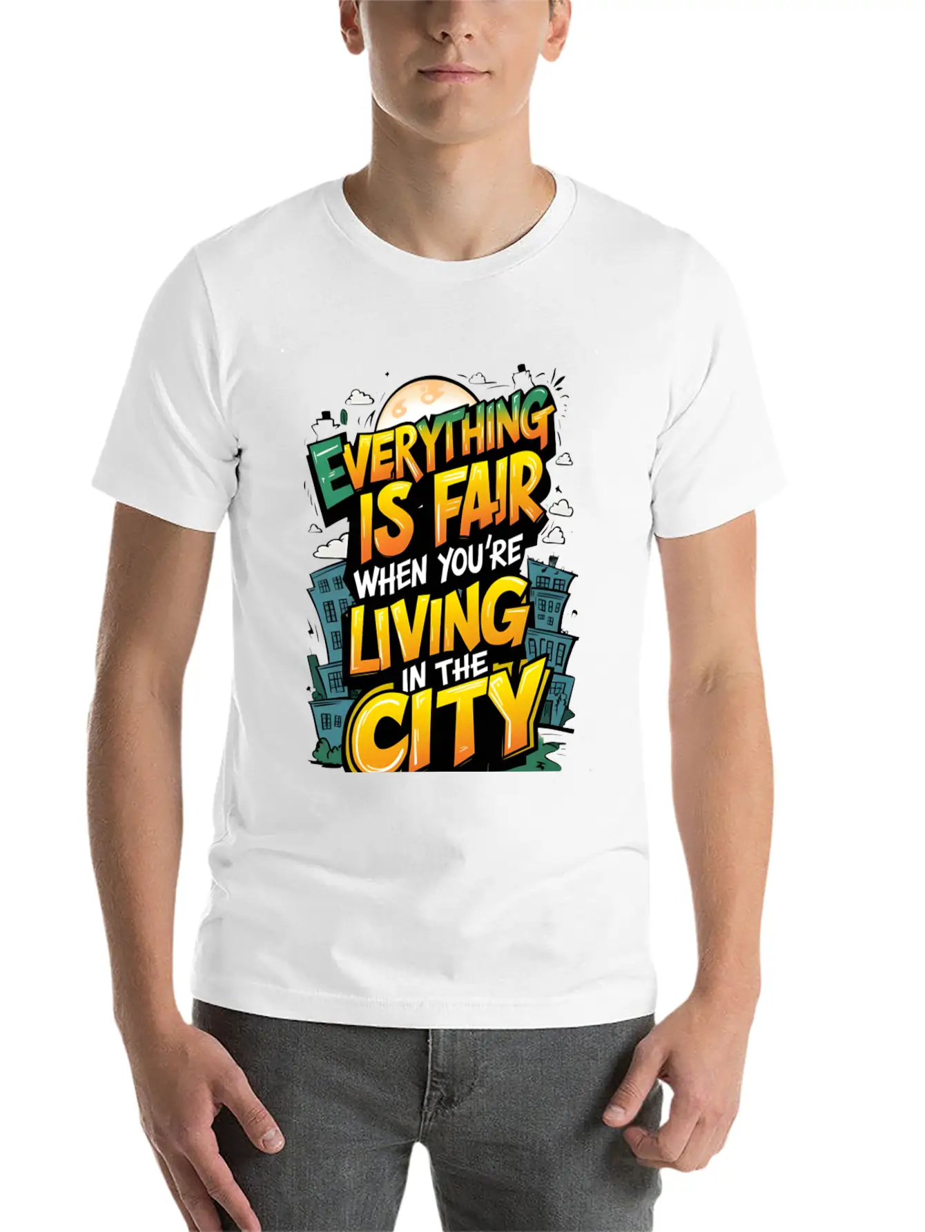 Urban Fairness Stylish Everyday T-Shirt – Unisex Basic Cotton Tee