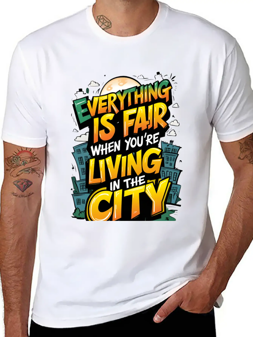 Urban Fairness Stylish Everyday T-Shirt – Unisex Basic Cotton Tee