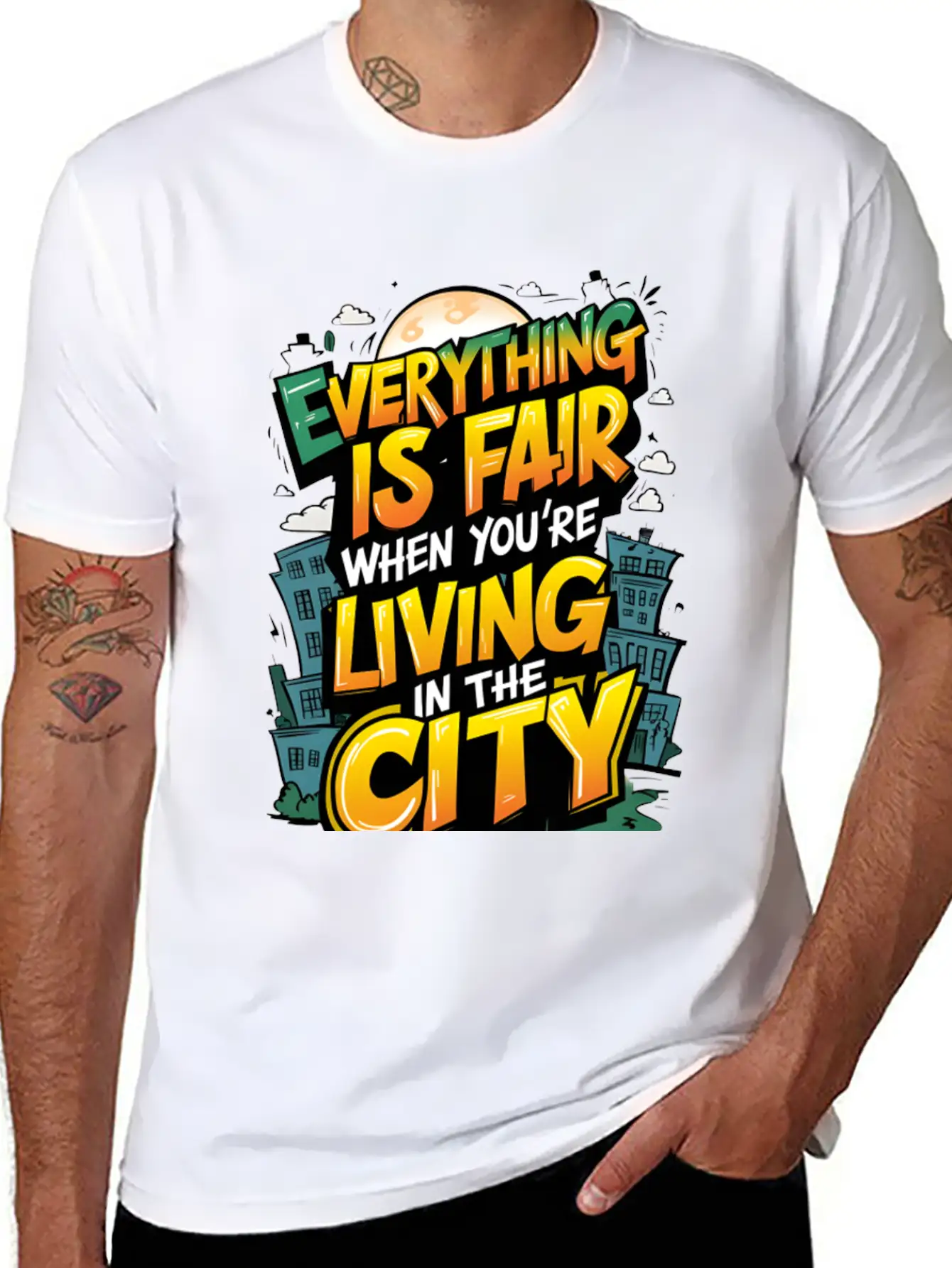 Urban Fairness Stylish Everyday T-Shirt – Unisex Basic Cotton Tee