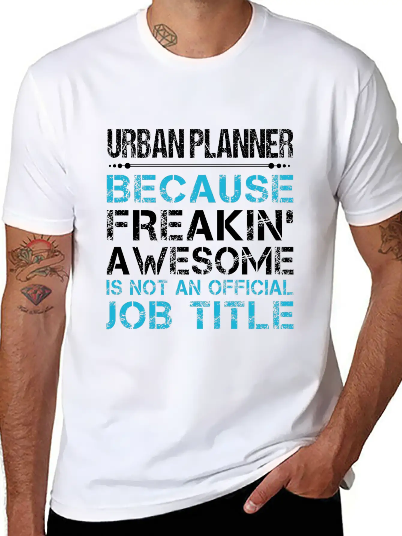 Urban Planner T Shirt - Freaking Awesome Gift Item Timeless Short Sleeve Tee – Comfy And Minimalist Design