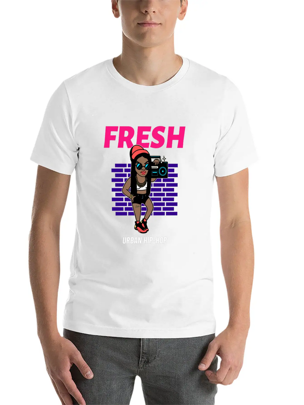 Urban Styled Design Maker Of A Hip Hop Singer Timeless Short Sleeve Tee – Comfy And Minimalist Design