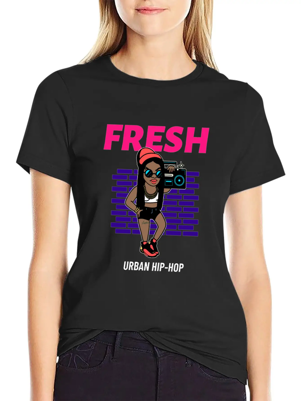 Urban Styled Design Maker Of A Hip Hop Singer Timeless Short Sleeve Tee – Comfy And Minimalist Design
