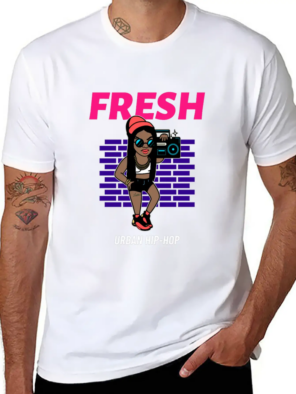 Urban Styled Design Maker Of A Hip Hop Singer Timeless Short Sleeve Tee – Comfy And Minimalist Design