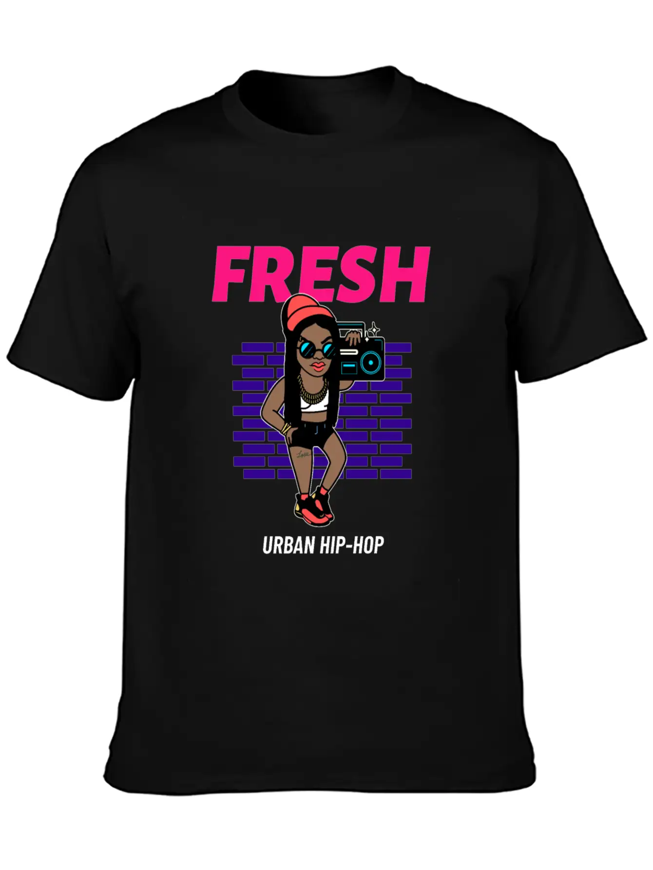 Urban Styled Design Maker Of A Hip Hop Singer Timeless Short Sleeve Tee – Comfy And Minimalist Design