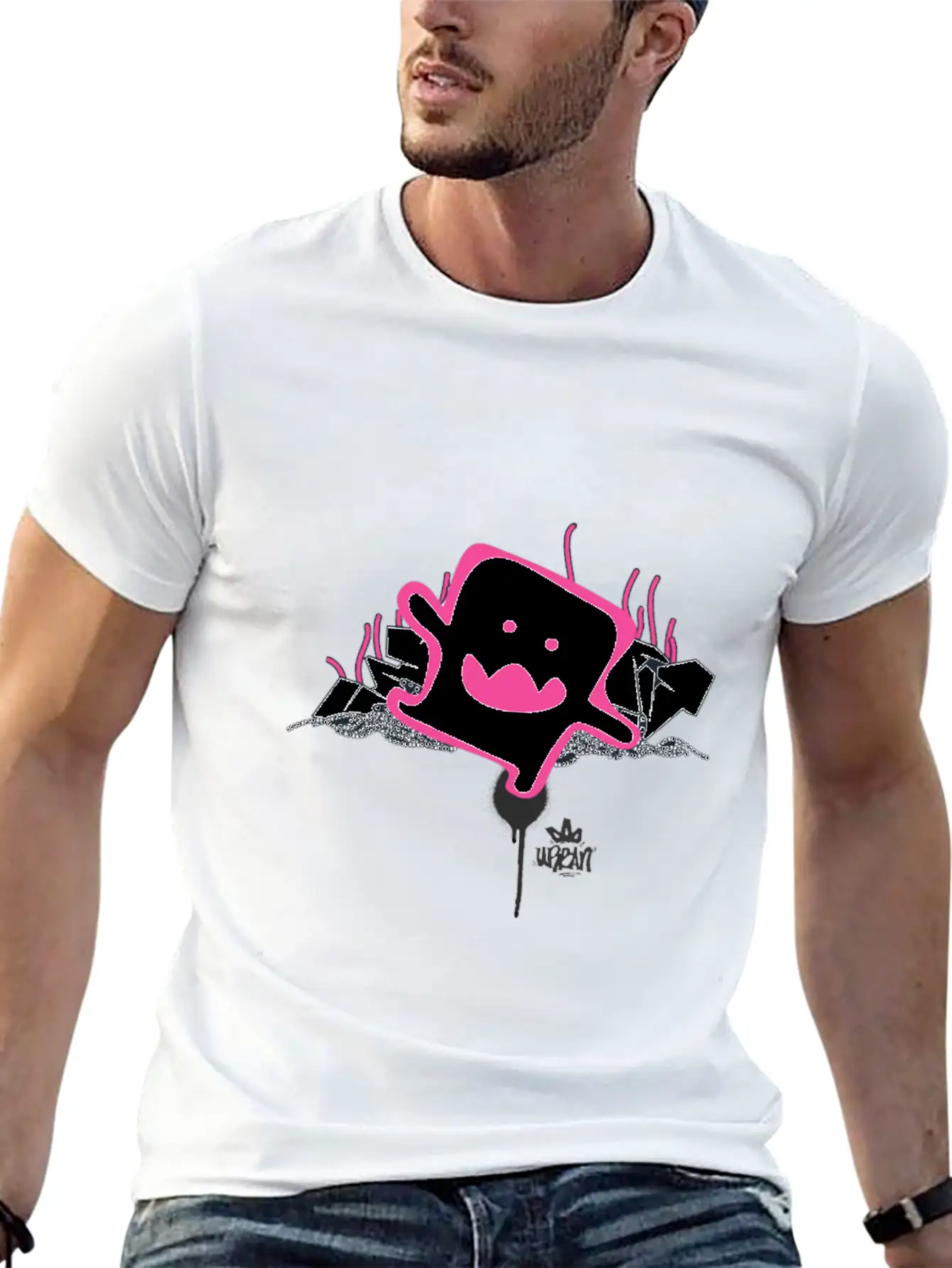 Urban - Urban Area - Shirt Basic Graphic T-Shirt – Daily Comfort In Soft Cotton