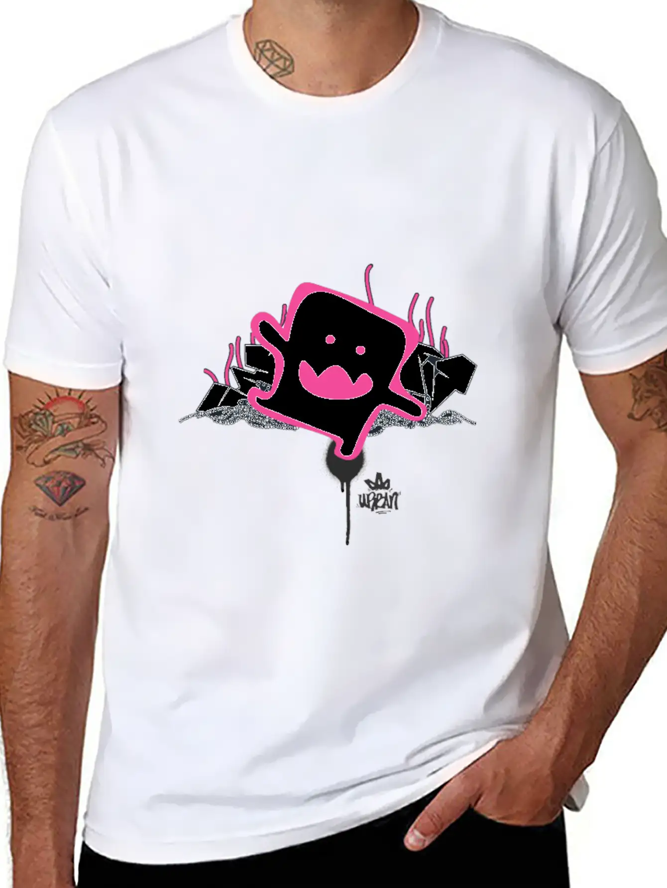 Urban - Urban Area - Shirt Basic Graphic T-Shirt – Daily Comfort In Soft Cotton