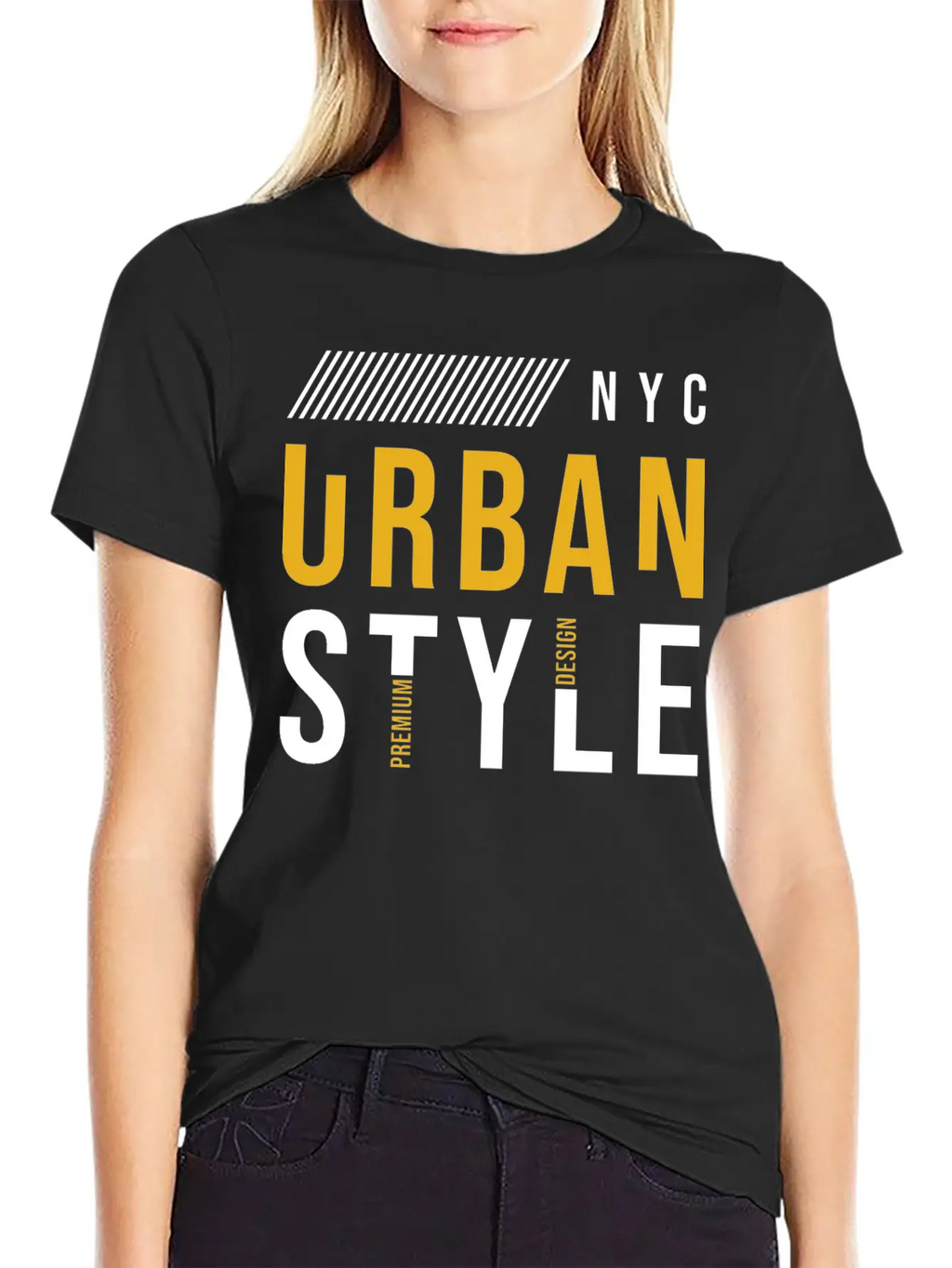 Urban Vibes: Street Art Design Print From The City Basic Graphic T-Shirt – Daily Comfort In Soft Cotton
