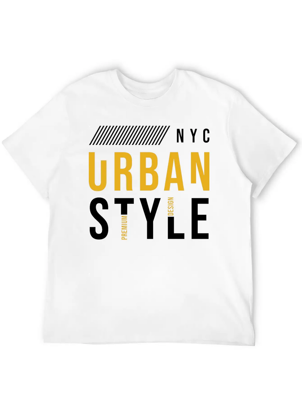 Urban Vibes: Street Art Design Print From The City Basic Graphic T-Shirt – Daily Comfort In Soft Cotton