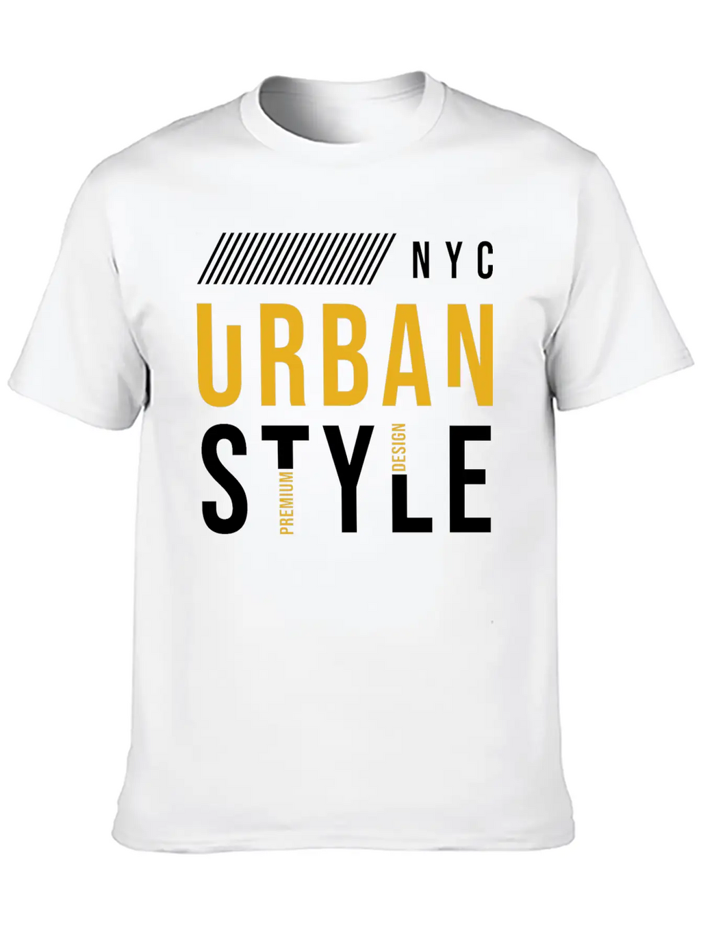 Urban Vibes: Street Art Design Print From The City Basic Graphic T-Shirt – Daily Comfort In Soft Cotton
