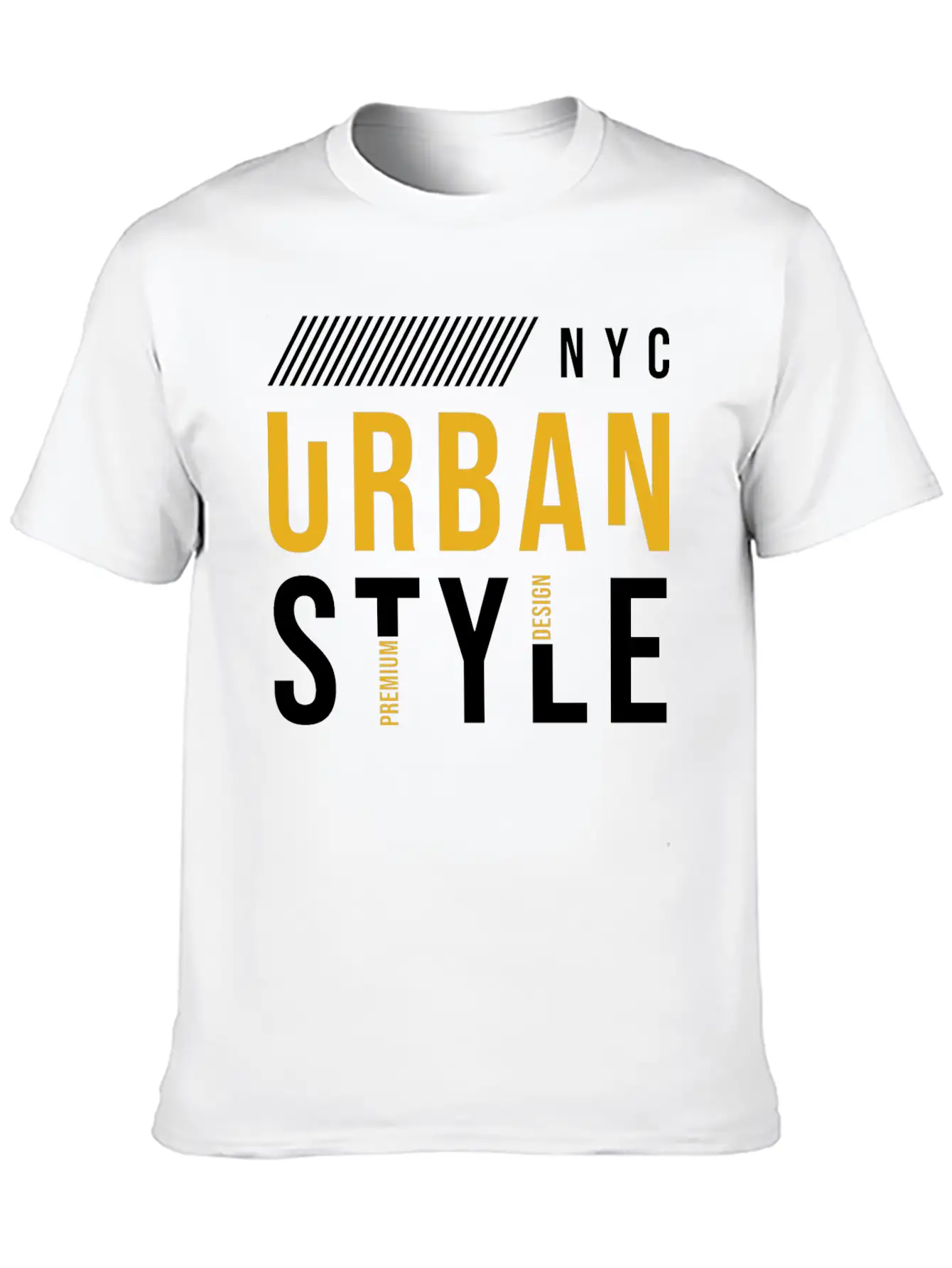 Urban Vibes: Street Art Design Print From The City Basic Graphic T-Shirt – Daily Comfort In Soft Cotton
