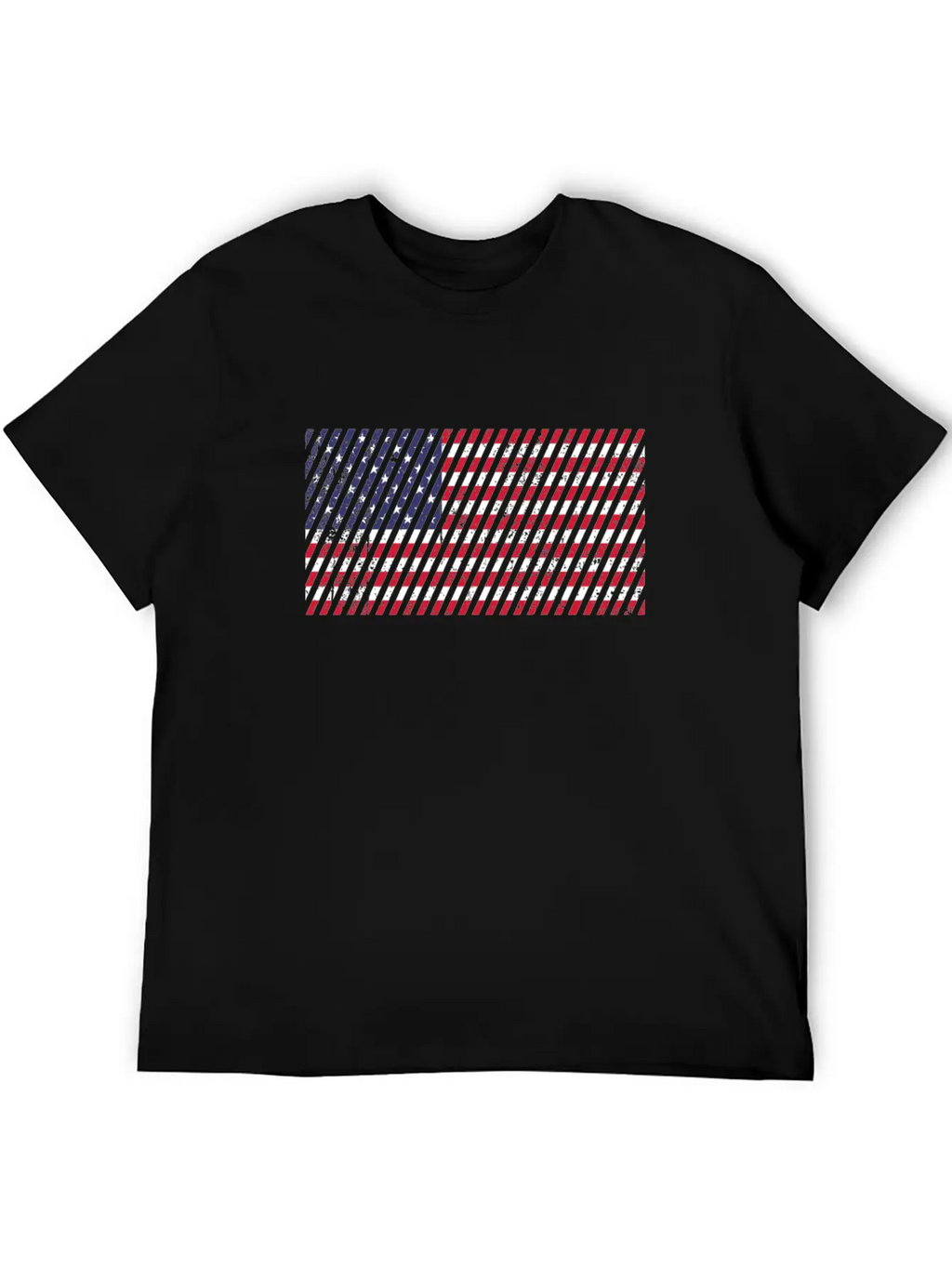 Us Flag Classic Cotton Tee – Unisex Comfort For Any Season