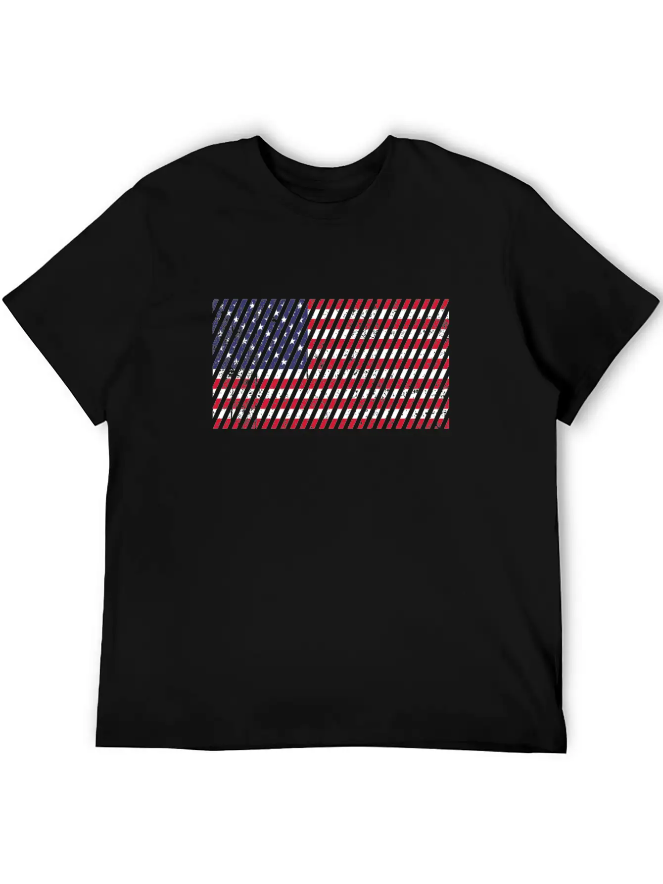 Us Flag Classic Cotton Tee – Unisex Comfort For Any Season