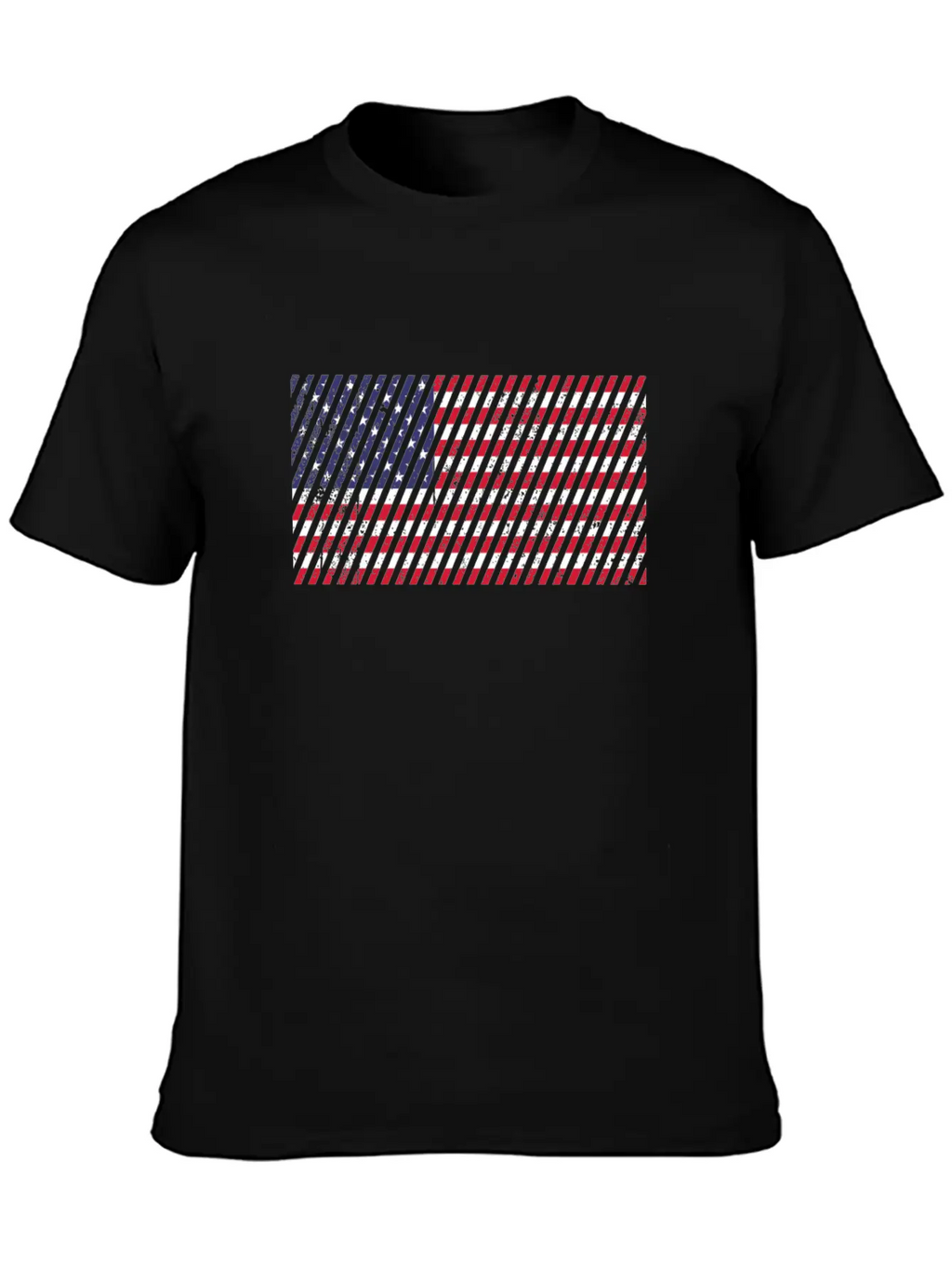 Us Flag Classic Cotton Tee – Unisex Comfort For Any Season