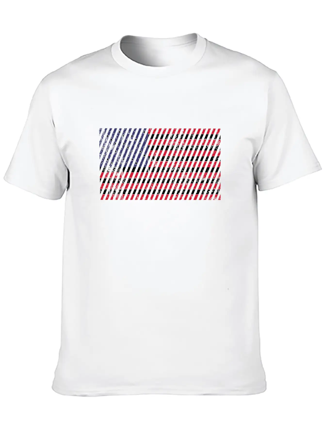 Us Flag Classic Cotton Tee – Unisex Comfort For Any Season