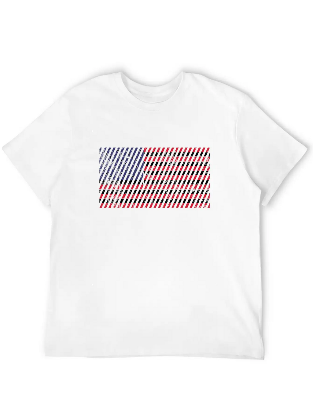 Us Flag Classic Cotton Tee – Unisex Comfort For Any Season