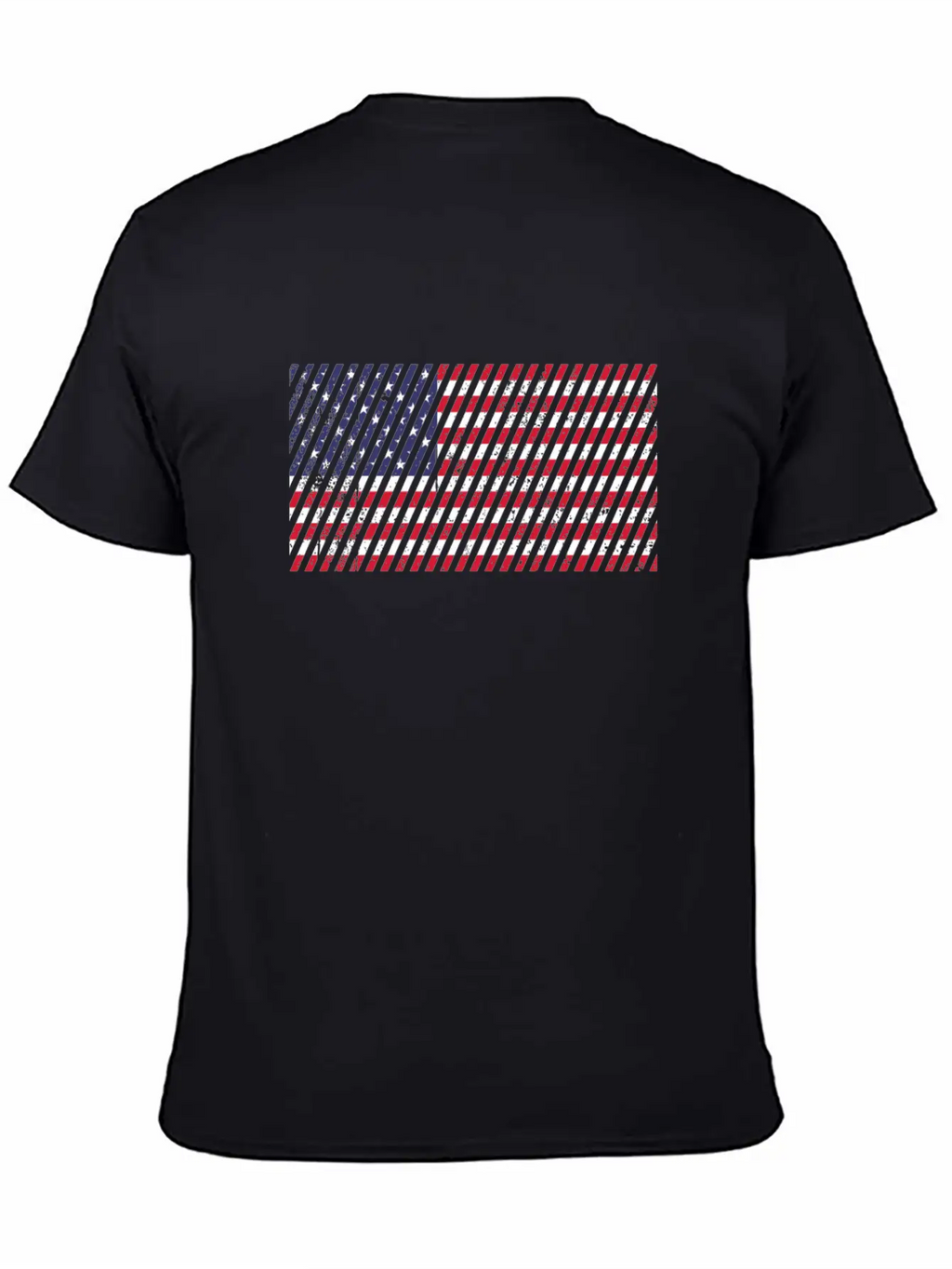 Us Flag Classic Cotton Tee – Unisex Comfort For Any Season