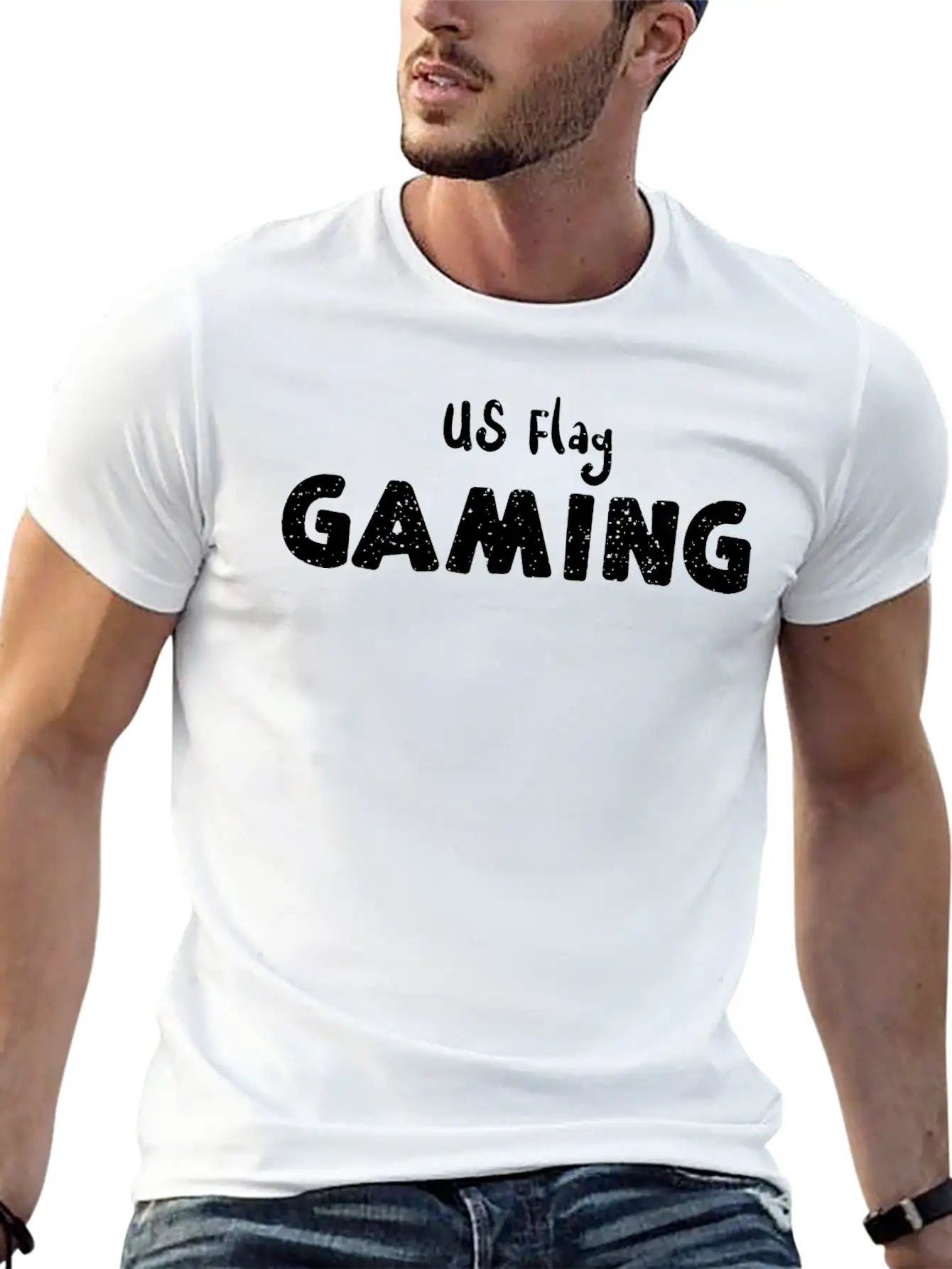 US Flag Gaming - Gaming Timeless Short Sleeve Tee – Comfy And Minimalist Design