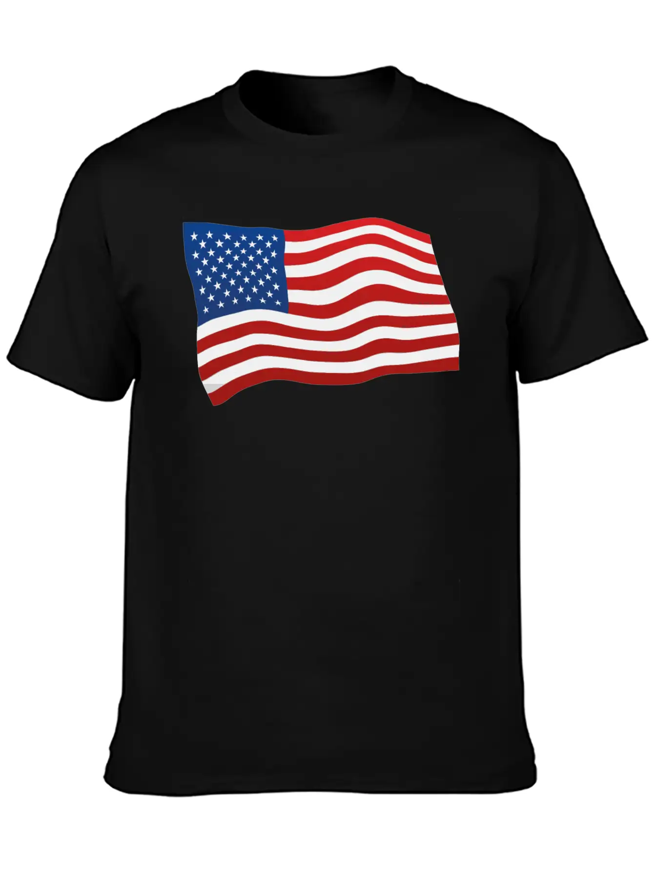 USA Flag Basic Graphic T-Shirt – Daily Comfort In Soft Cotton