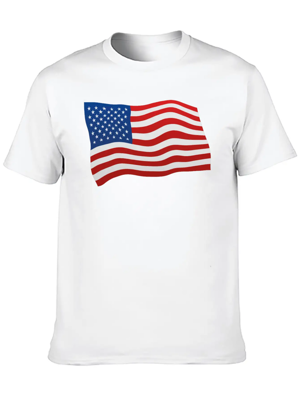 USA Flag Basic Graphic T-Shirt – Daily Comfort In Soft Cotton