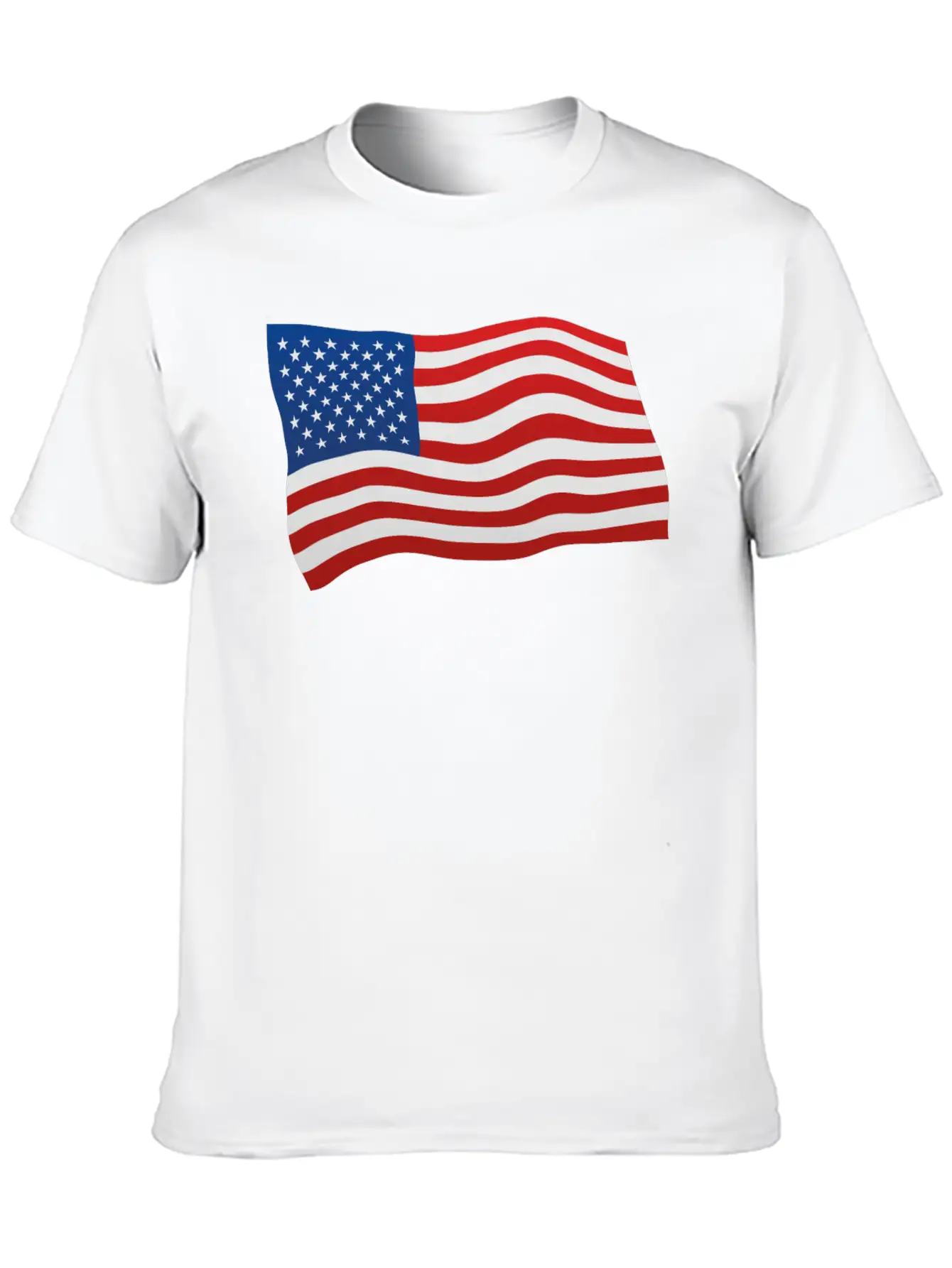 USA Flag Basic Graphic T-Shirt – Daily Comfort In Soft Cotton
