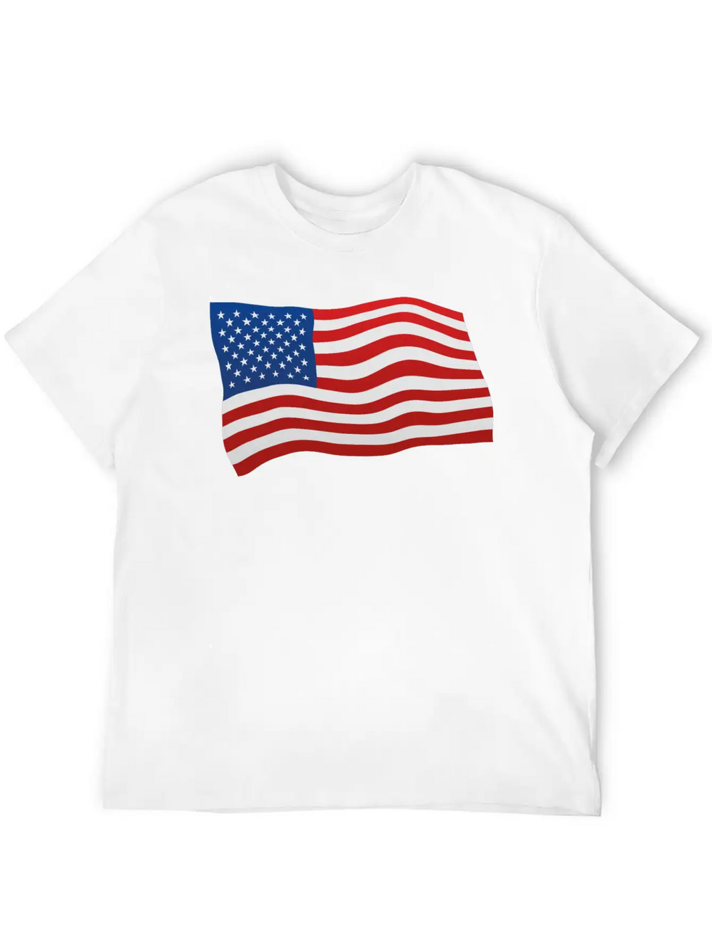 USA Flag Basic Graphic T-Shirt – Daily Comfort In Soft Cotton