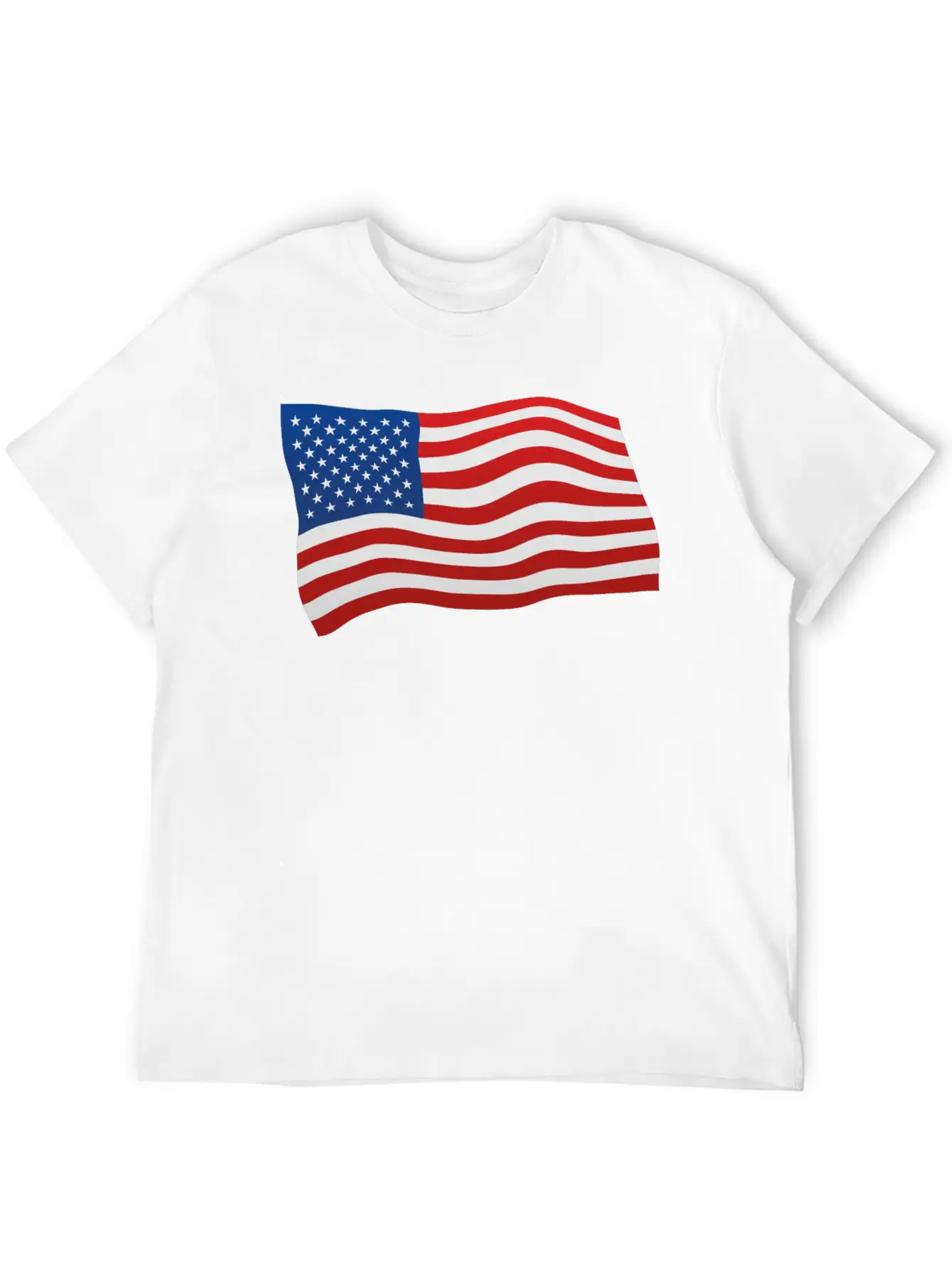 USA Flag Basic Graphic T-Shirt – Daily Comfort In Soft Cotton