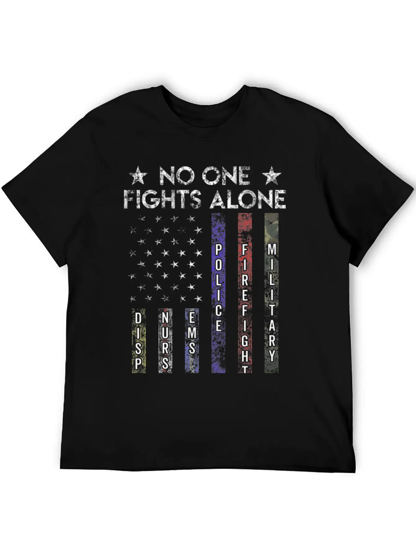 Usa Flag Thin Line Military Police Nurse No-One Fi Timeless Short Sleeve Tee – Comfy And Minimalist Design