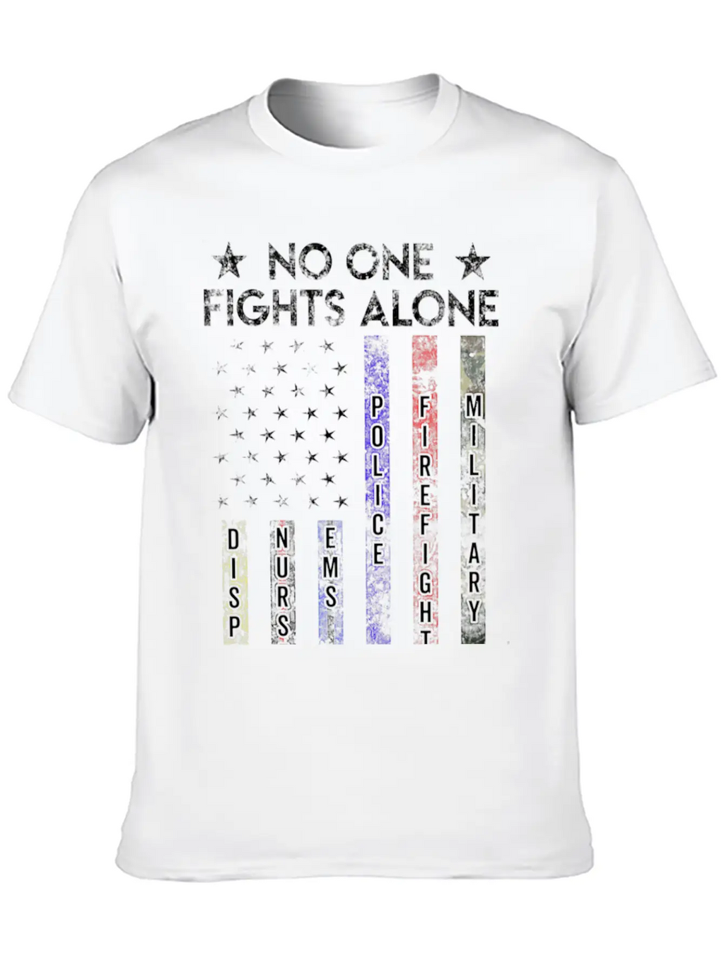 Usa Flag Thin Line Military Police Nurse No-One Fi Timeless Short Sleeve Tee – Comfy And Minimalist Design