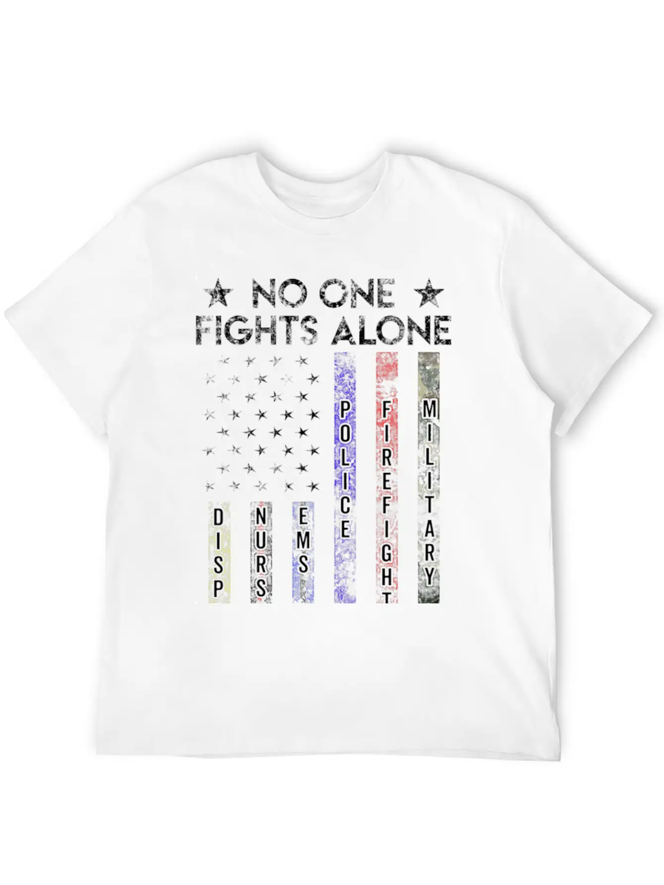Usa Flag Thin Line Military Police Nurse No-One Fi Timeless Short Sleeve Tee – Comfy And Minimalist Design