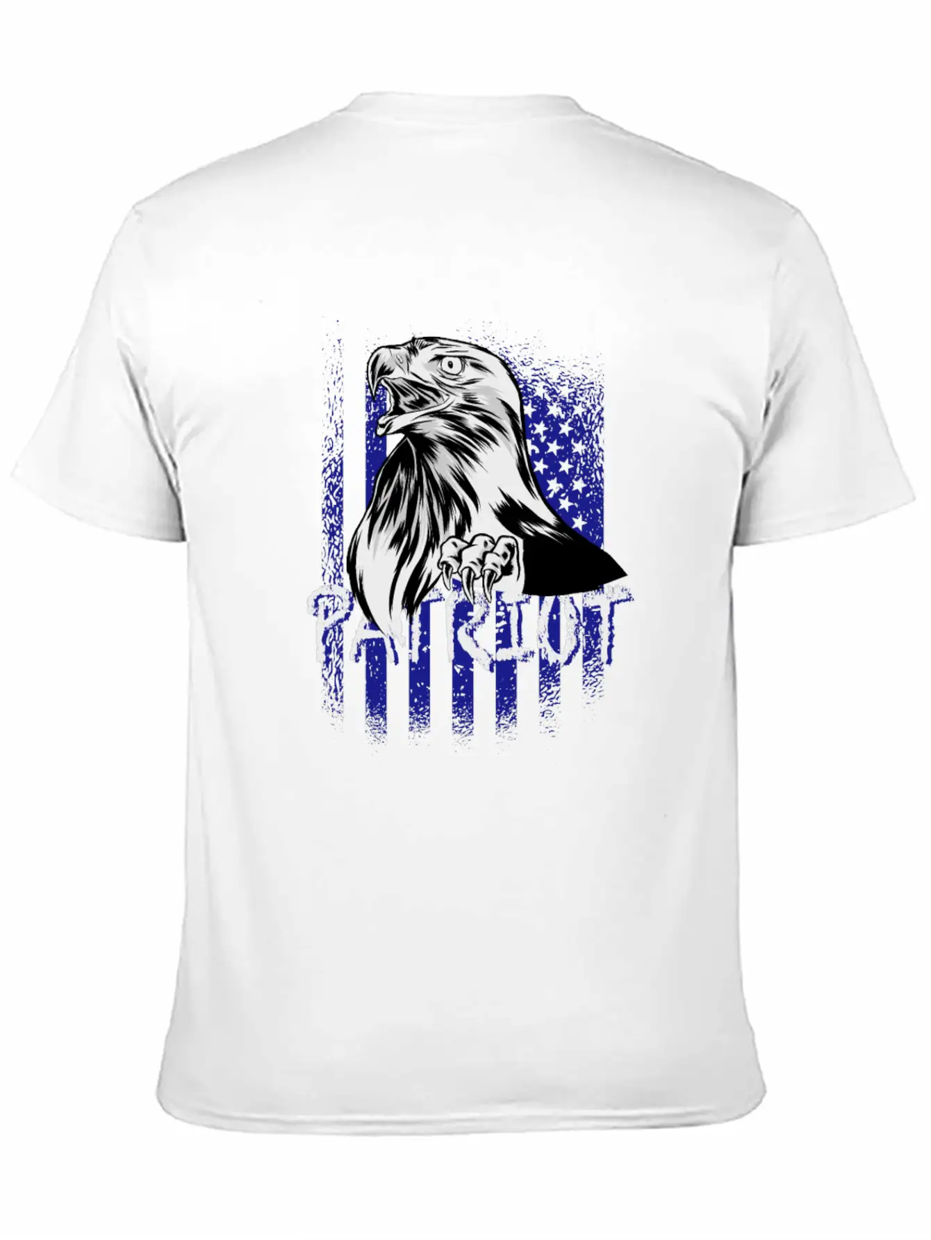 USA Flag With Eagle Patriot Breathable Soft Cotton T-Shirt – Timeless Casual Look