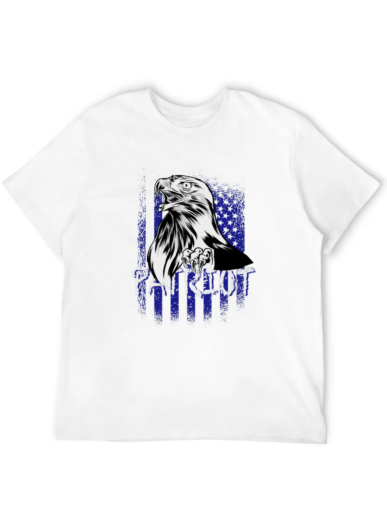 USA Flag With Eagle Patriot Breathable Soft Cotton T-Shirt – Timeless Casual Look
