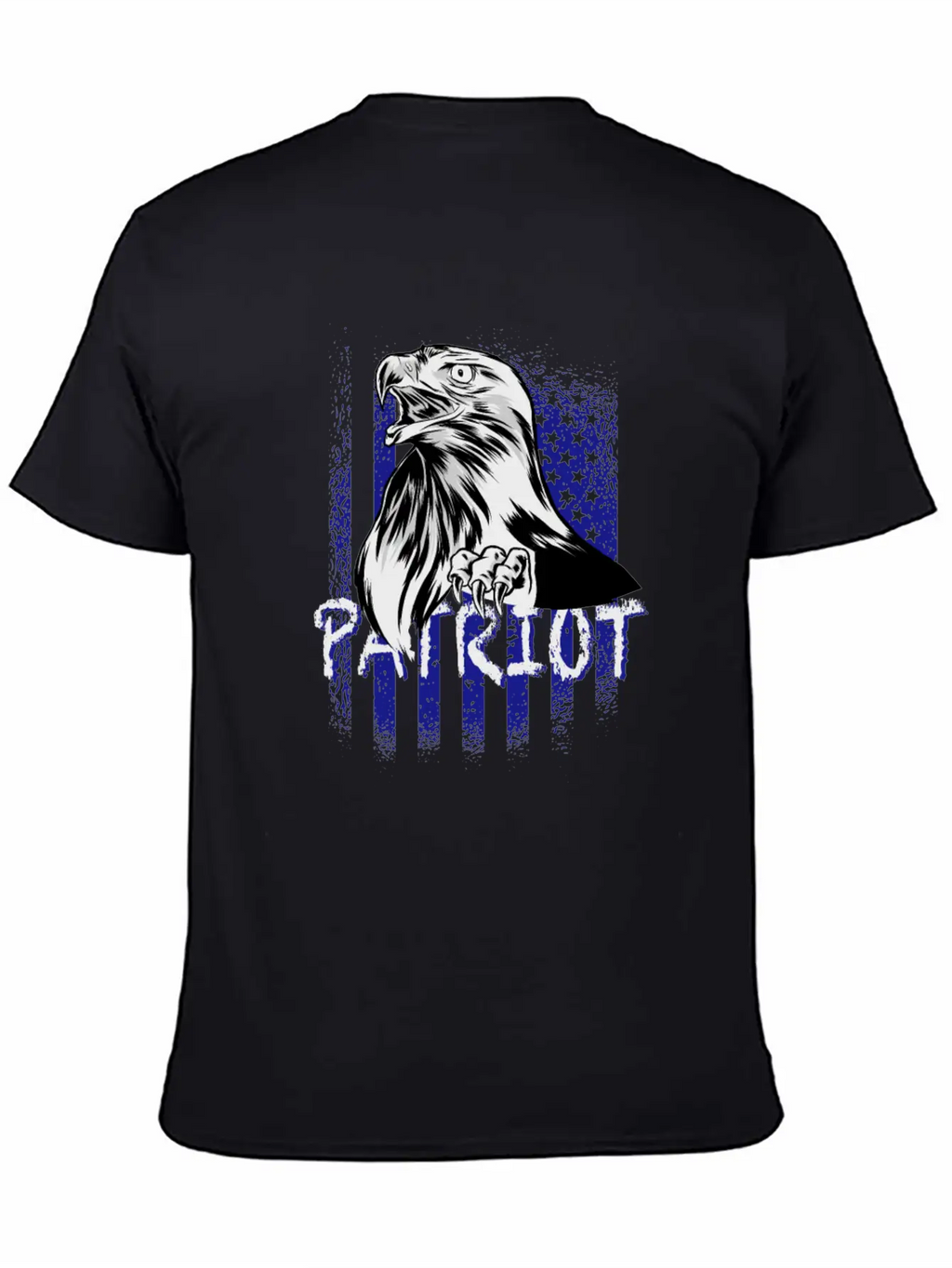 USA Flag With Eagle Patriot Breathable Soft Cotton T-Shirt – Timeless Casual Look