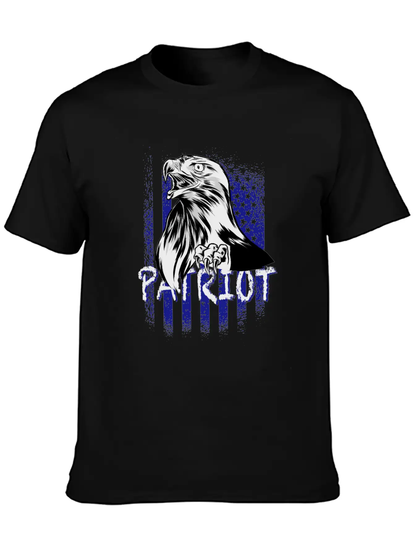 USA Flag With Eagle Patriot Breathable Soft Cotton T-Shirt – Timeless Casual Look