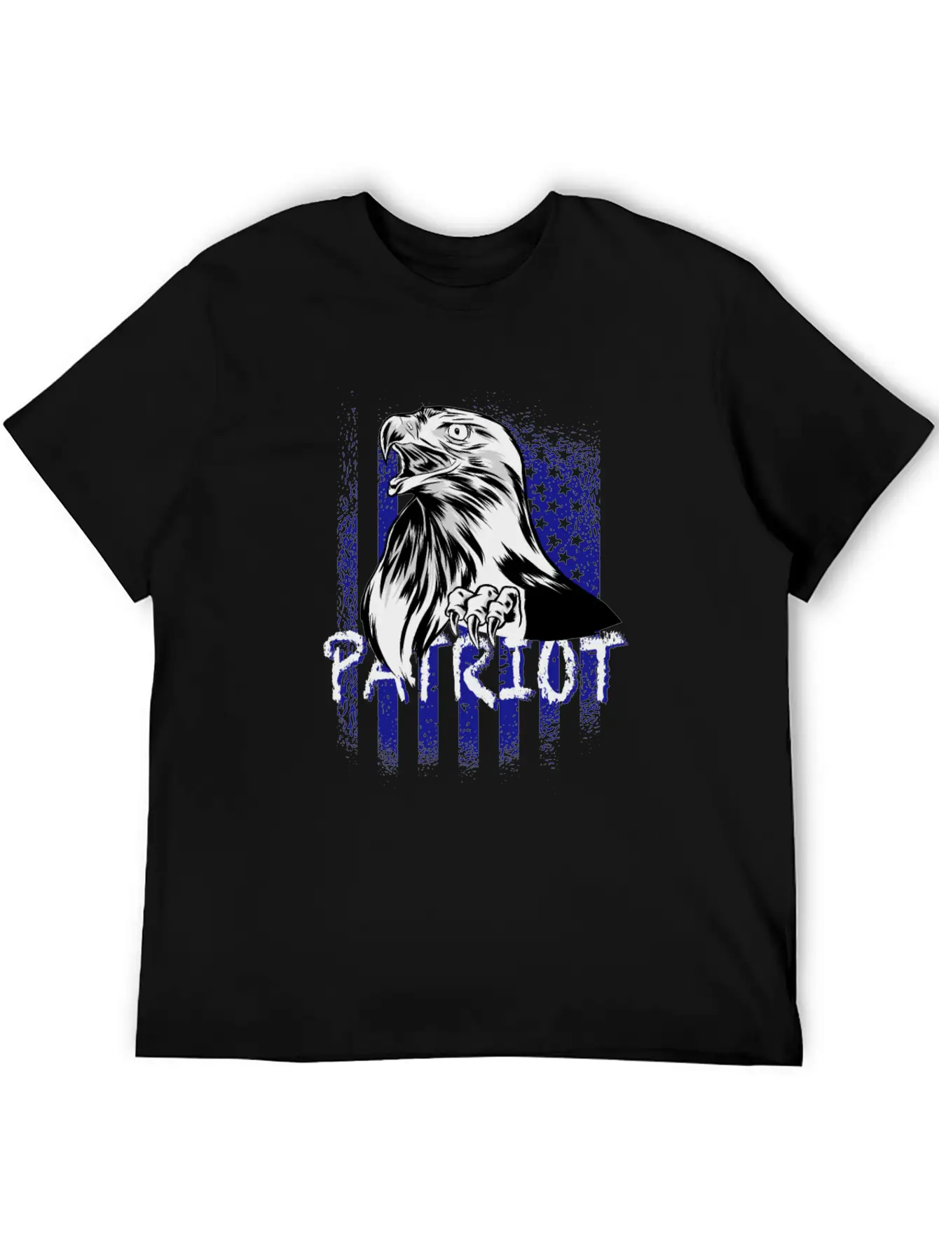 USA Flag With Eagle Patriot Breathable Soft Cotton T-Shirt – Timeless Casual Look