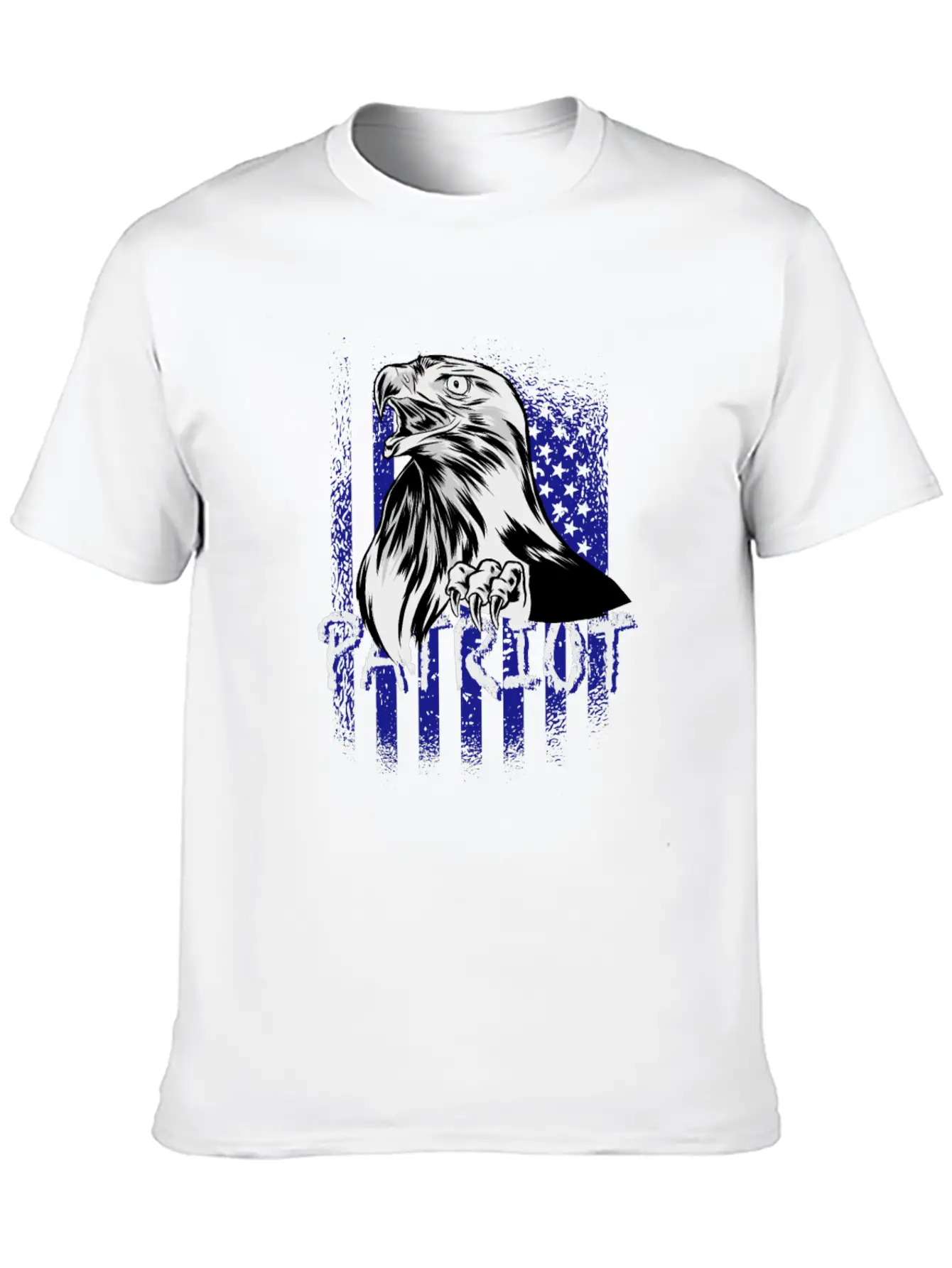 USA Flag With Eagle Patriot Breathable Soft Cotton T-Shirt – Timeless Casual Look