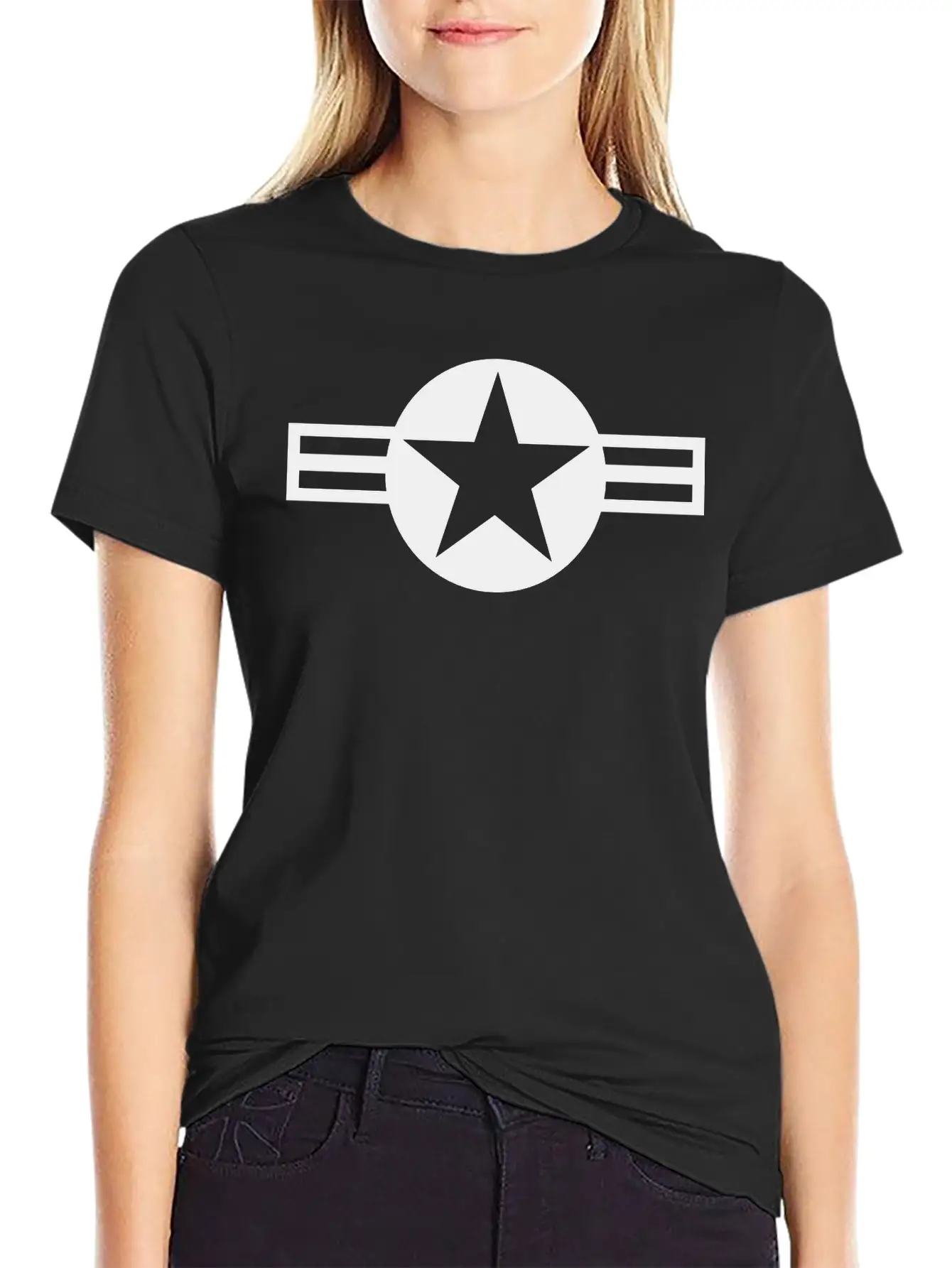 USAF Roundel Basic Graphic T-Shirt – Daily Comfort In Soft Cotton