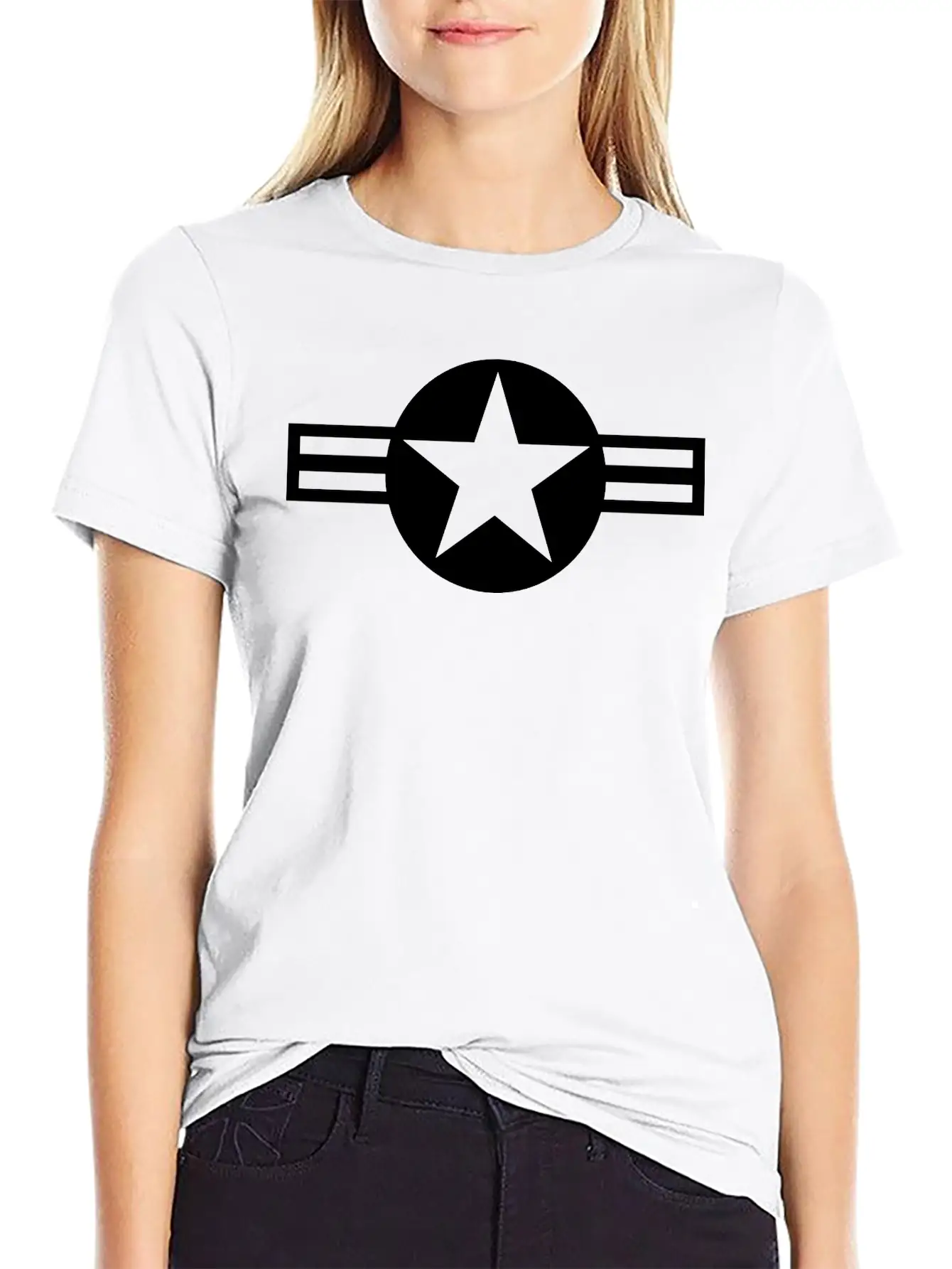 USAF Roundel Basic Graphic T-Shirt – Daily Comfort In Soft Cotton