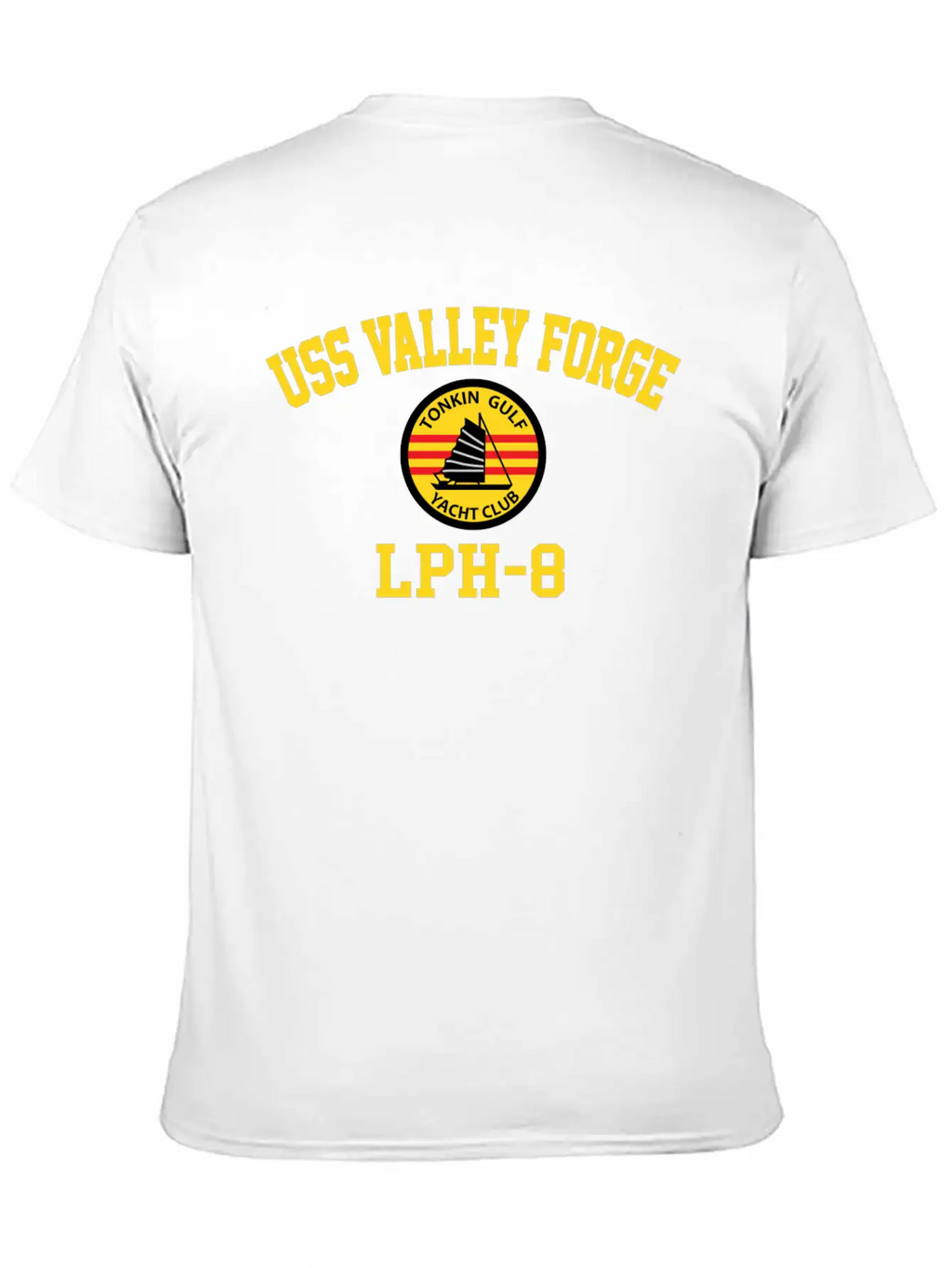 Uss Valley Forge Lph-8 Tonkin Gulf Yacht Club Breathable Graphic T-Shirt – Perfect For Casual Days