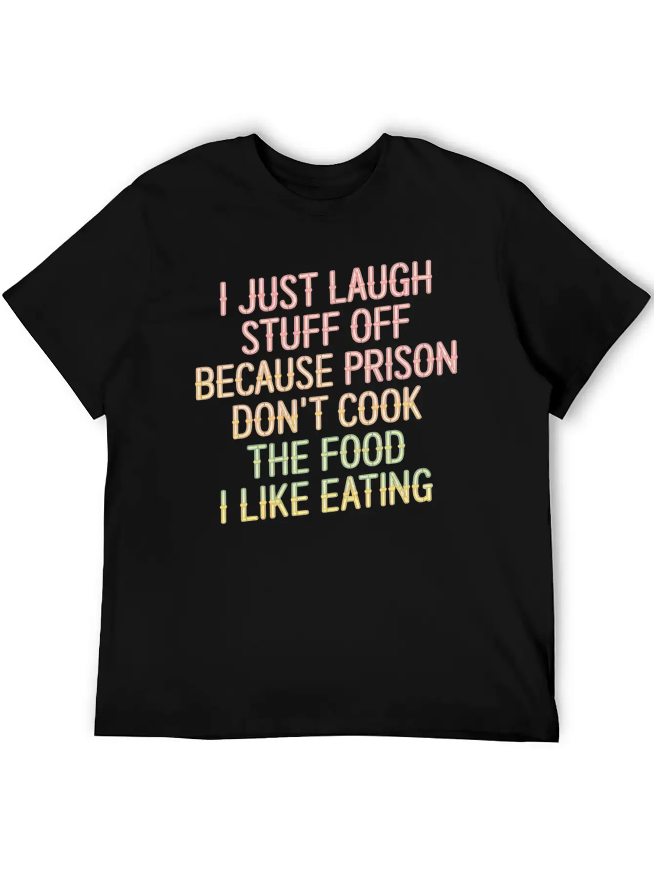 Ust Laugh Off Stuff Prison Food Isn't For Me 6 Stylish Everyday T-Shirt – Unisex Basic Cotton Tee