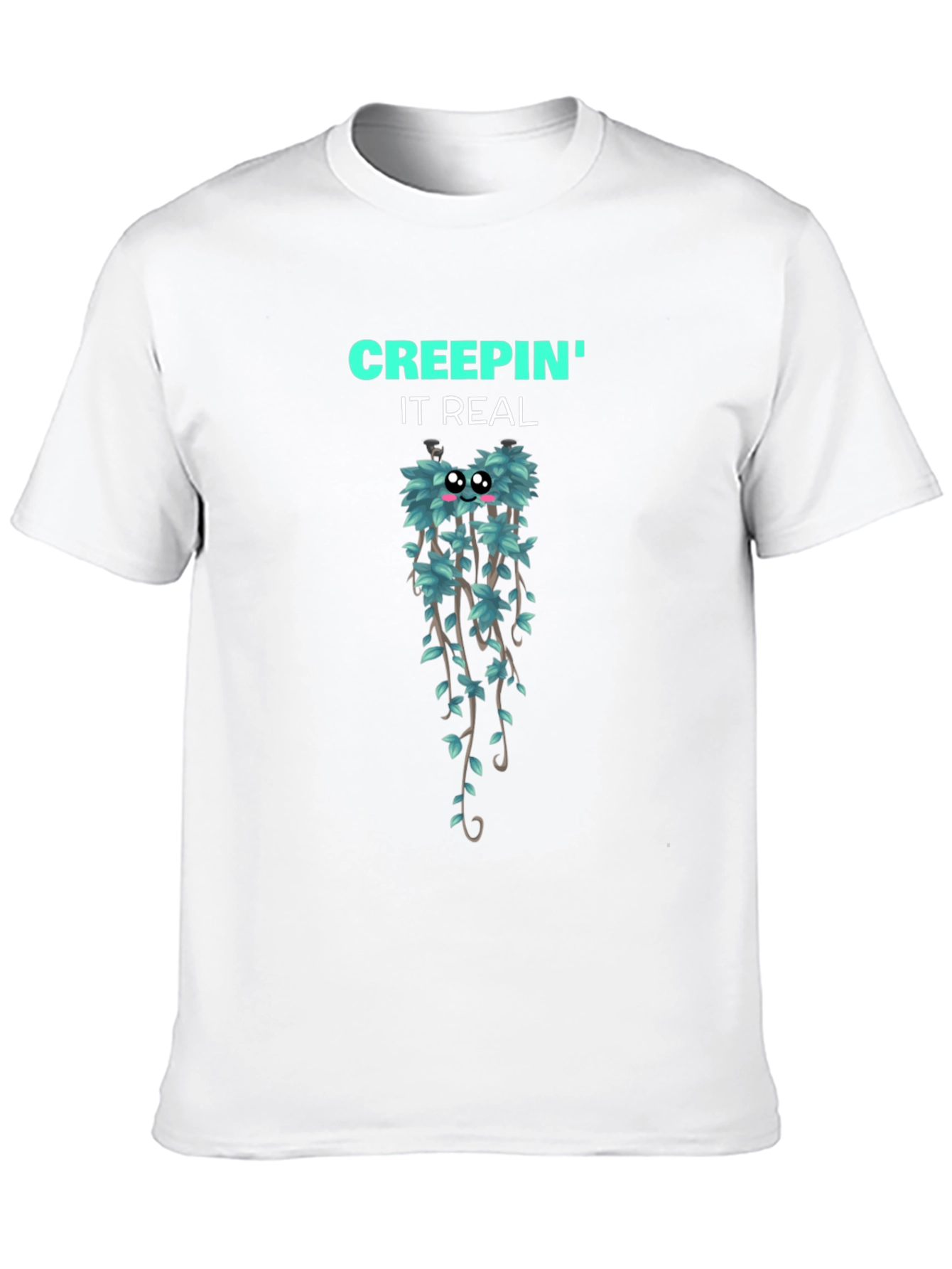 Creepin It Real Graphic T-Shirt - Black