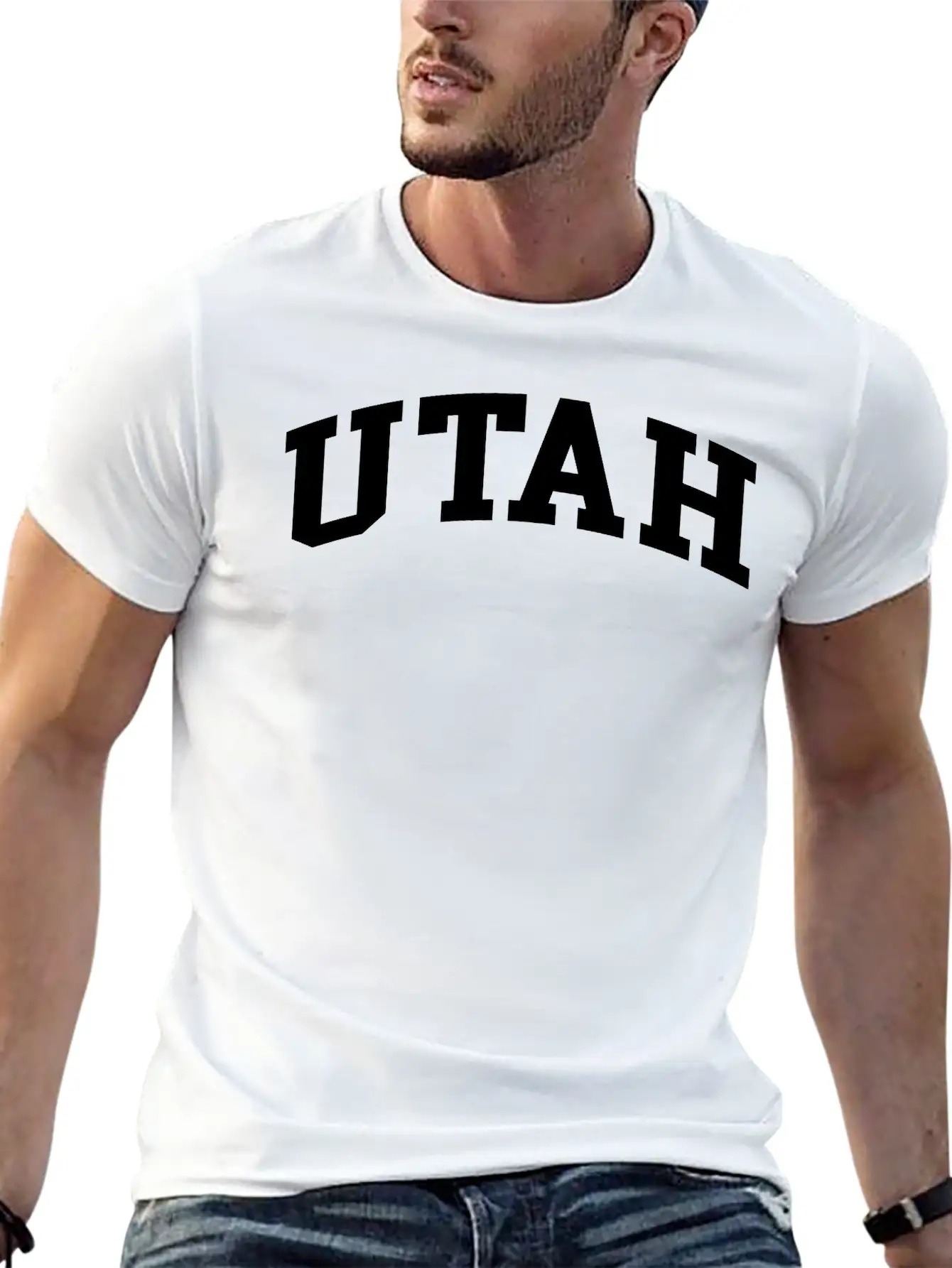 Utah Basic Graphic T-Shirt – Daily Comfort In Soft Cotton