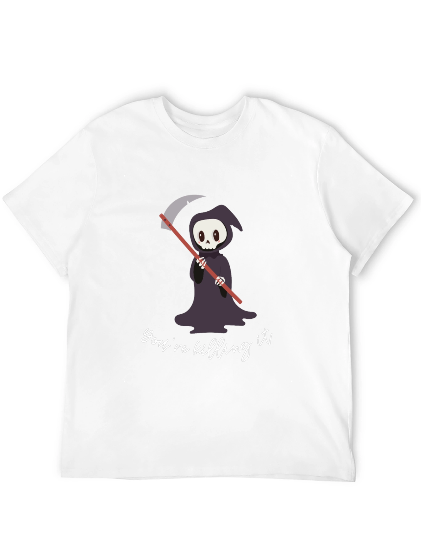 Grim Reaper Cartoon T-Shirt - Youre Killing It!