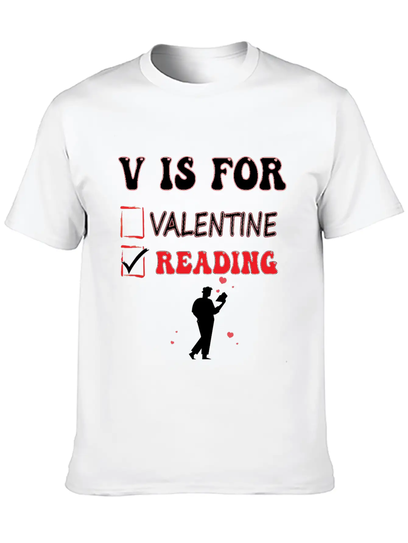V Is For Reading Classic Cotton Tee – Unisex Comfort For Any Season