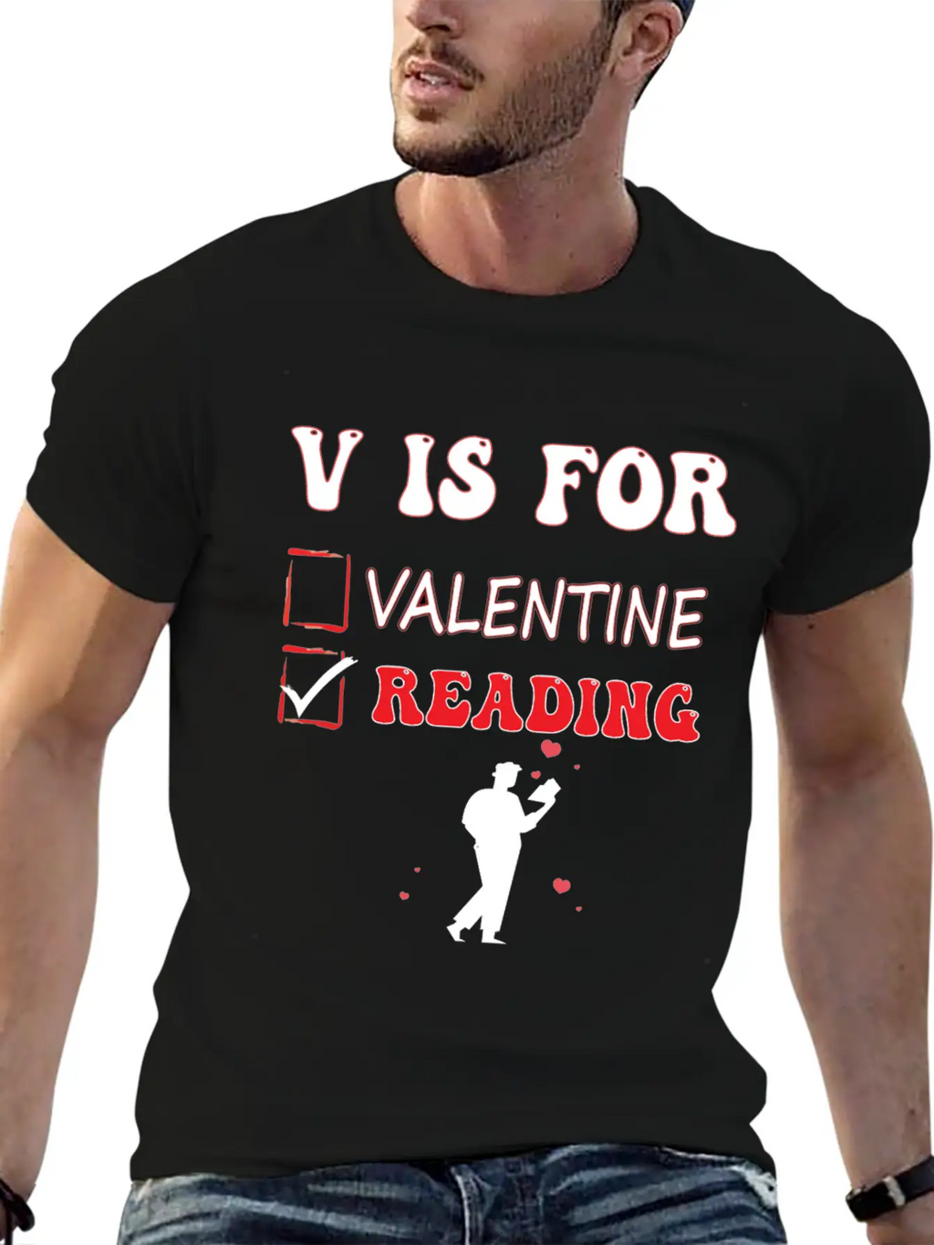 V Is For Reading Classic Cotton Tee – Unisex Comfort For Any Season