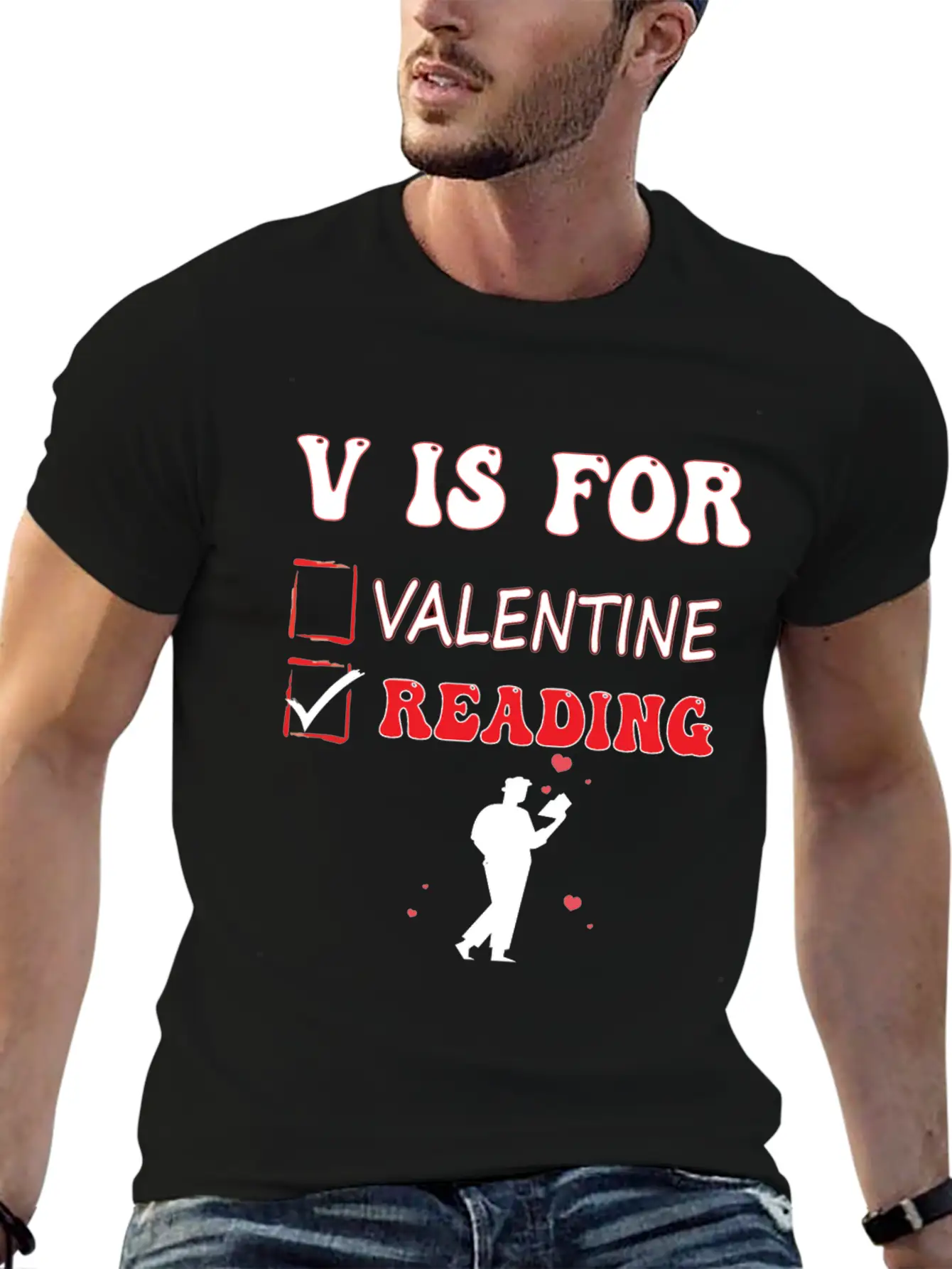 V Is For Reading Classic Cotton Tee – Unisex Comfort For Any Season