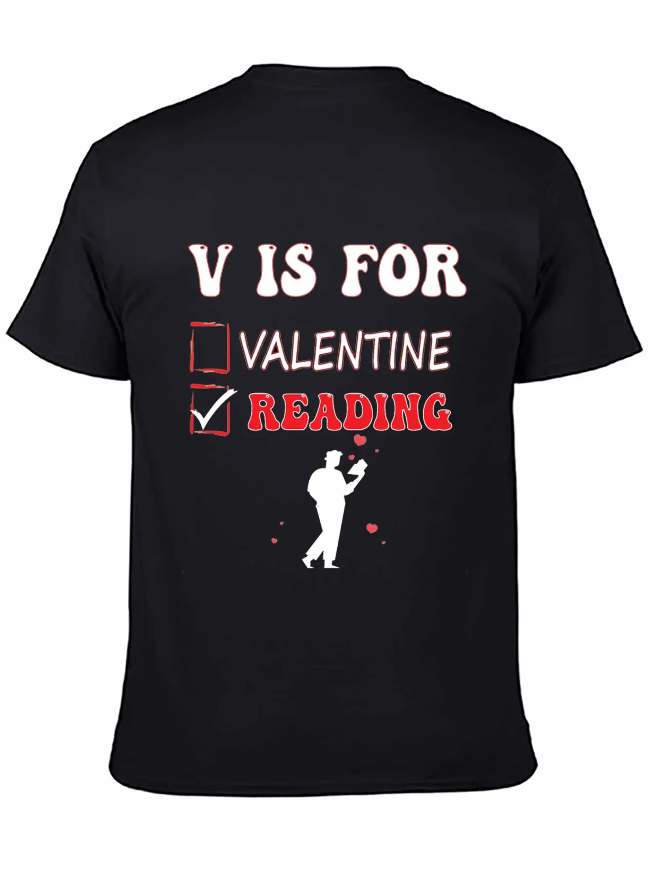 V Is For Reading Classic Cotton Tee – Unisex Comfort For Any Season